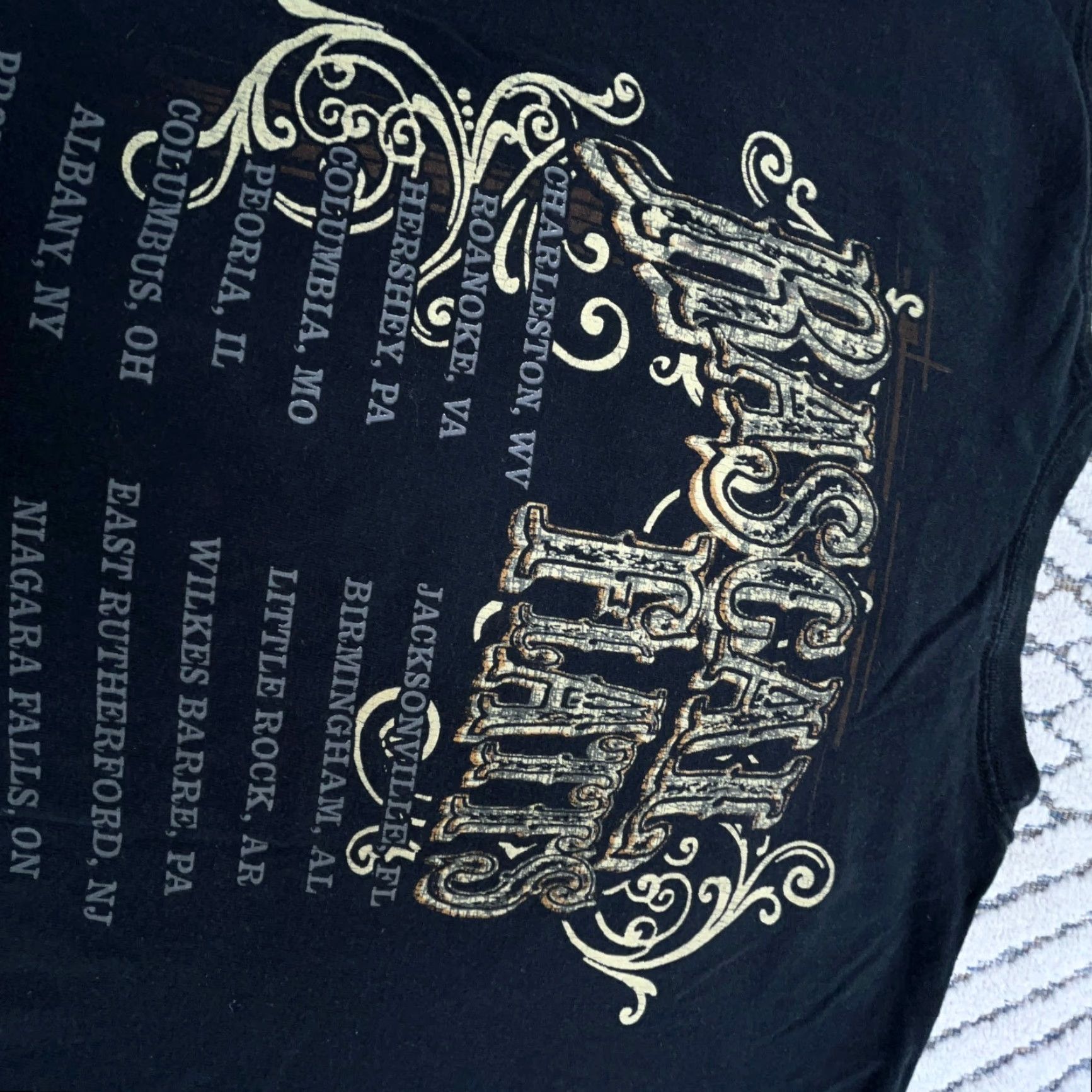 Anvil Rascal Flatts Shirt Men Large Black Band Tee T Country Music Band Y2K 00s 2012 Size US L / EU 52-54 / 3 - 7 Thumbnail