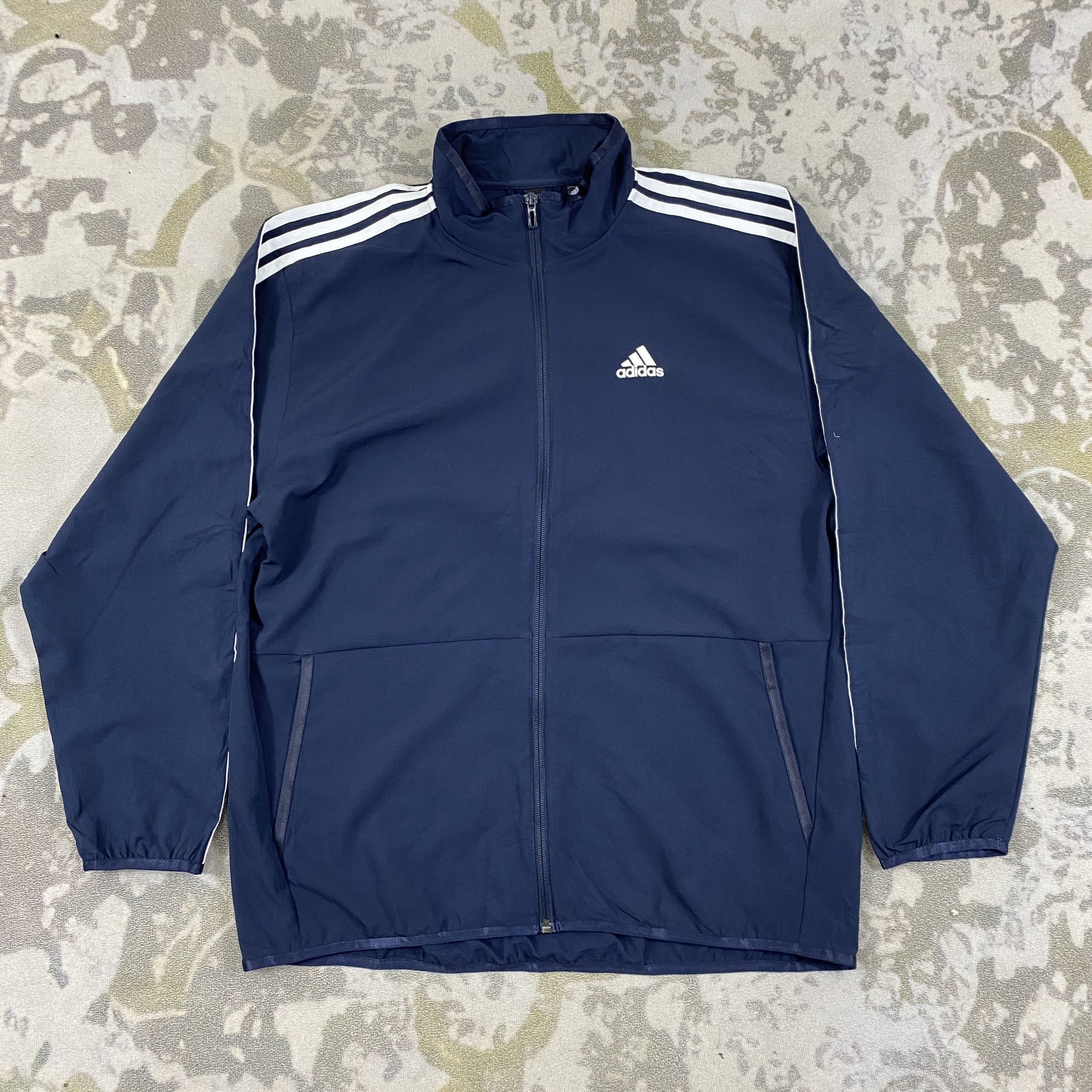 Adidas Vintage Adidas Lined Full Zip Men's Jacket- J433 Size US S / EU 44-46 / 1 - 1 Thumbnail