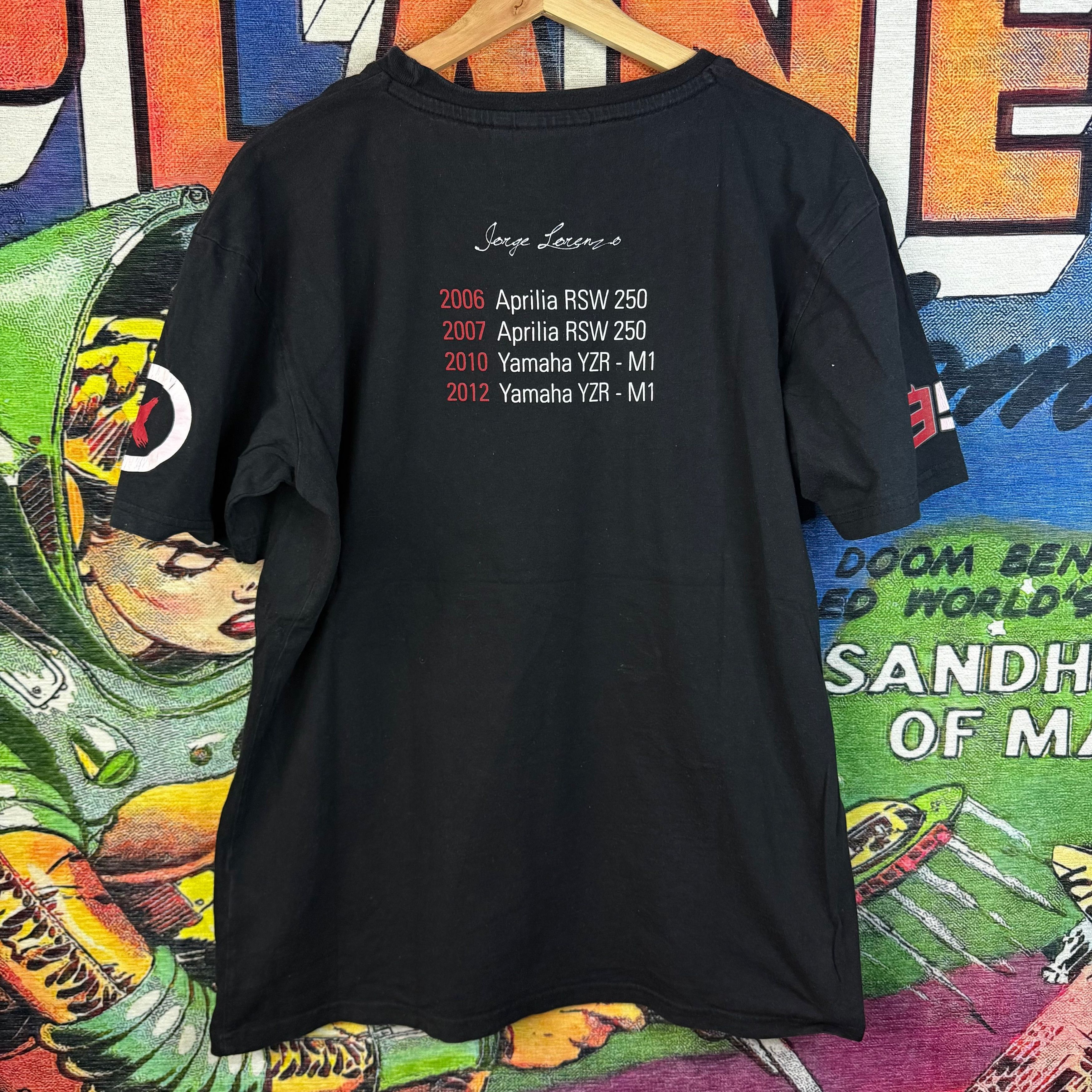 Yamaha Y2K Yamaha Jorge Lorenzo Moto Racing Tee Size XL Size US XL / EU 56 / 4 - 2 Thumbnail
