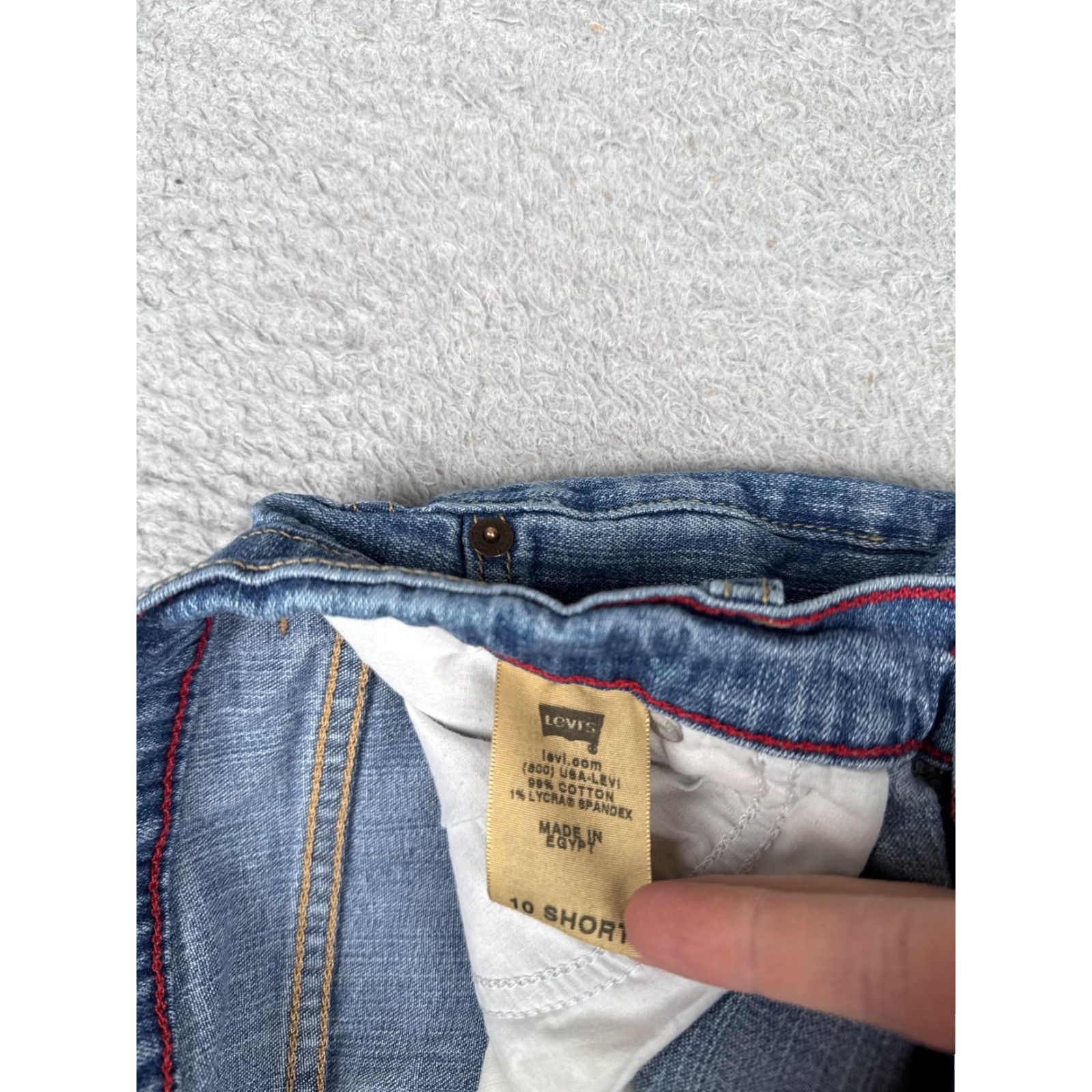 Levi's Levi's 550 Jeans Women's 10 Short Blue Bootcut Mid Rise Denim 28x28 Cotton Spandex Relaxed Jeans Size 32" / US 10 / IT 46 - 7 Thumbnail