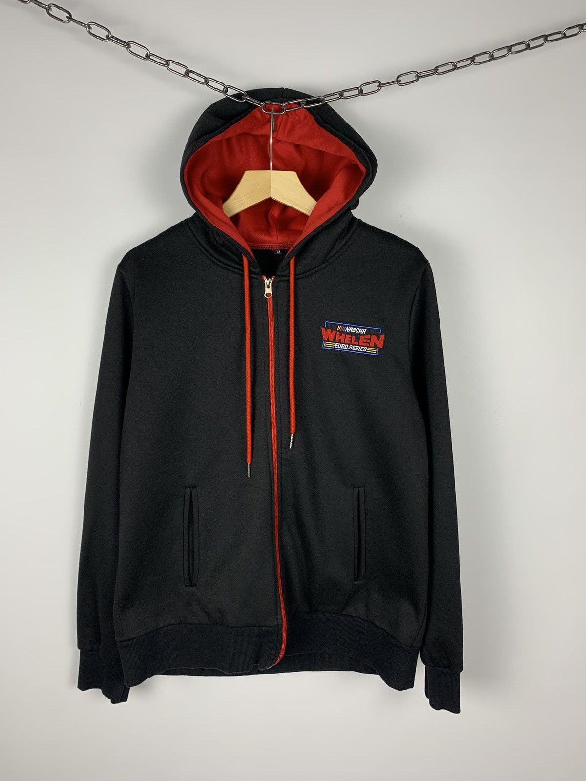 NASCAR NASCAR Zip Up Racing Hoodie Men’s Size M Black Size US M / EU 48-50 / 2 - 1 Thumbnail