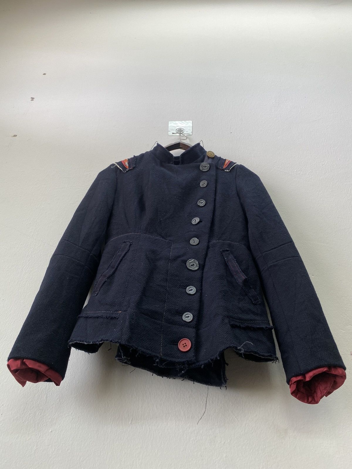 Marithe + Francois Girbaud Dark blue Marithé & François Girbaud wool jacket Size M / US 6-8 / IT 42-44 - 6 Thumbnail