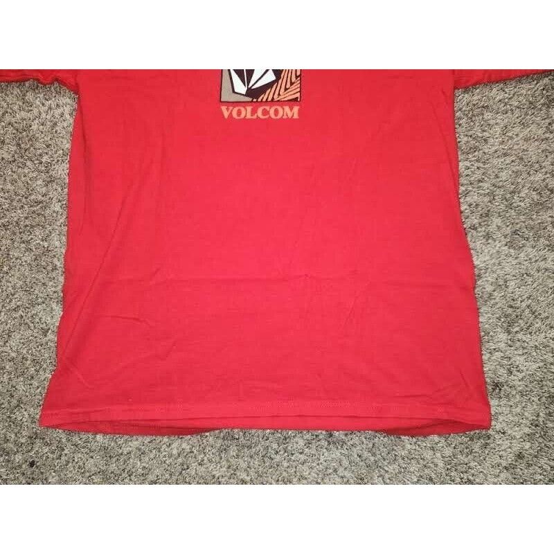 Volcom Volcom Stone Shirt Adult Mens Large Red Box Logo Spell Out Size US L / EU 52-54 / 3 - 3 Thumbnail