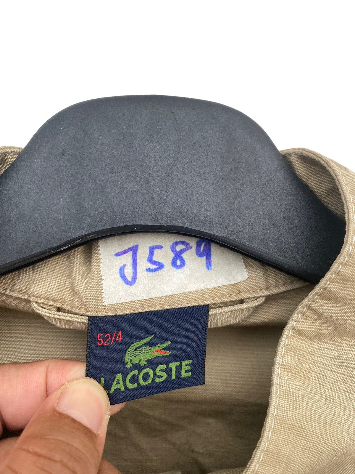 Vintage Lacoste Chore Worker Jacket Size US L / EU 52-54 / 3 - 3 Thumbnail
