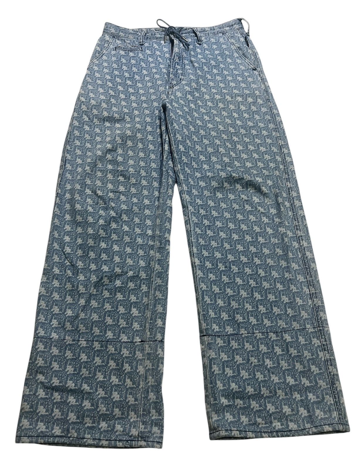 Japanese Brand × Vintage Vintage Fullprint Denim Size US 32 / EU 48 - 1 Thumbnail