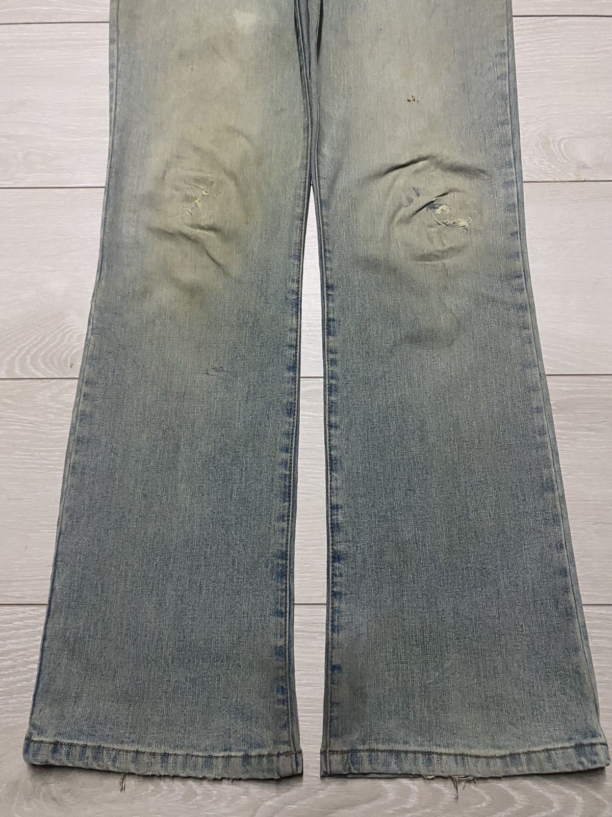 Vintage Vintage Japanese Brand Mud Wash Grunge Distressed Flare Jean Size US 30 / EU 46 - 5 Thumbnail