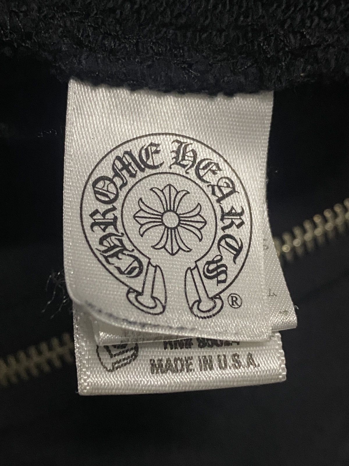 Chrome Hearts SOLD! JAPAN EXCLUSIVE - Leather Horseshoe Cross Patch Zip Up Size US XXL / EU 58 / 5 - 10 Thumbnail