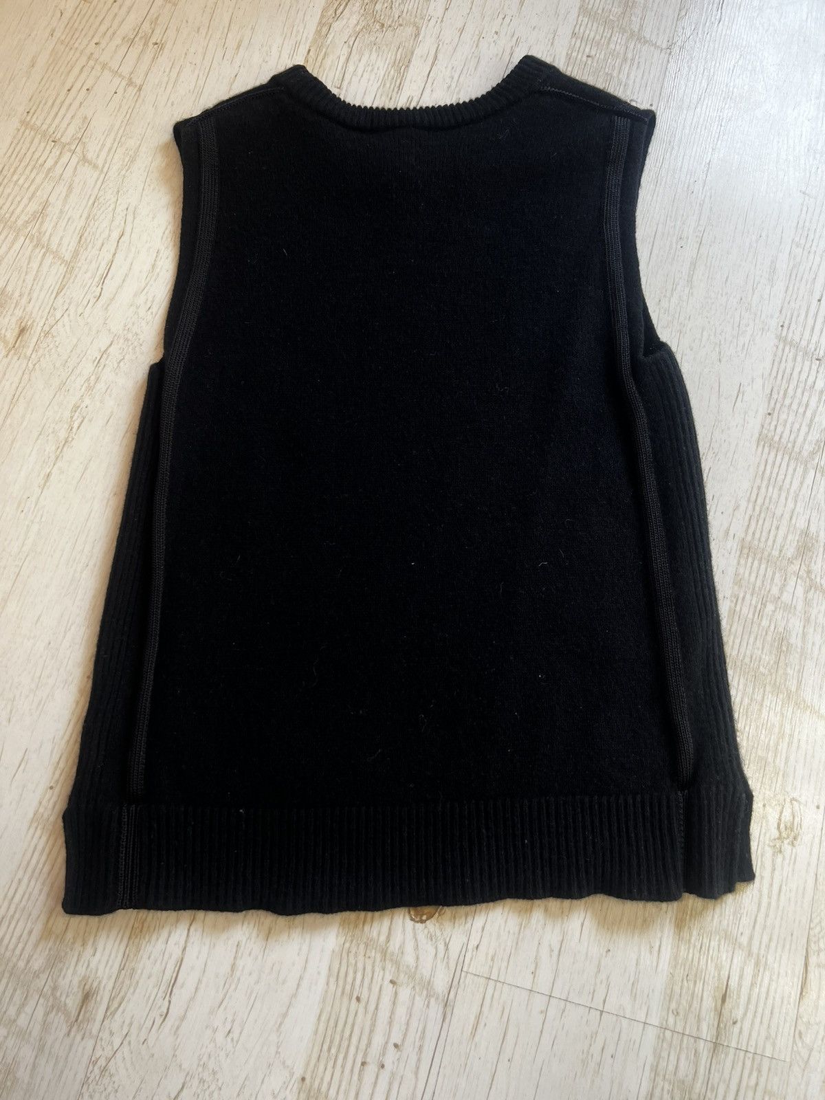 ME+EM ME+EM Wool Cashmere Sleeveless Knit Vest Black Size S Size S / US 4 / IT 40 - 5 Thumbnail