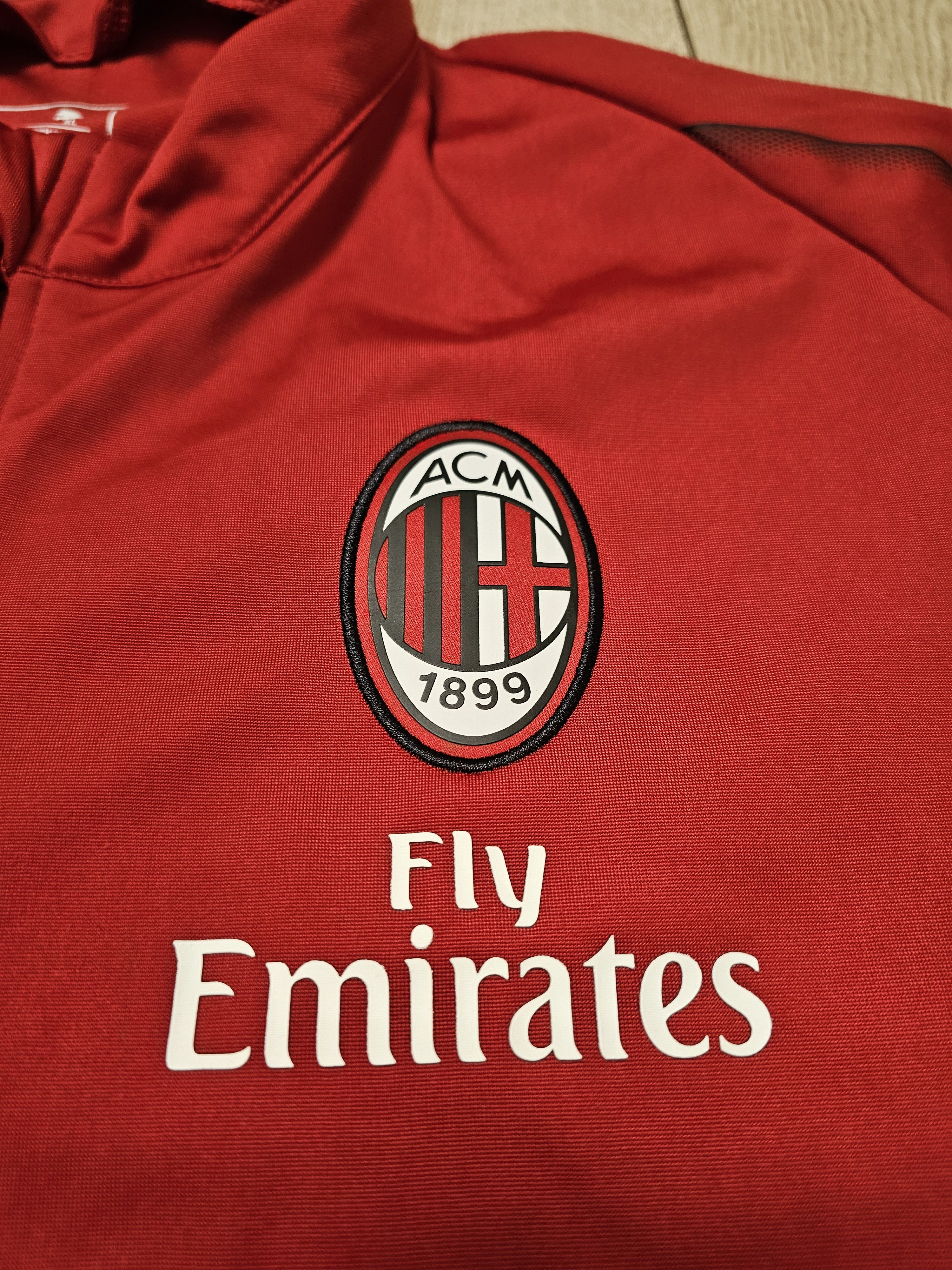 Puma AC MILAN 2018 2019 TRAINING FOOTBALL JACKET SOCCER JACKET Size US XL / EU 56 / 4 - 4 Thumbnail
