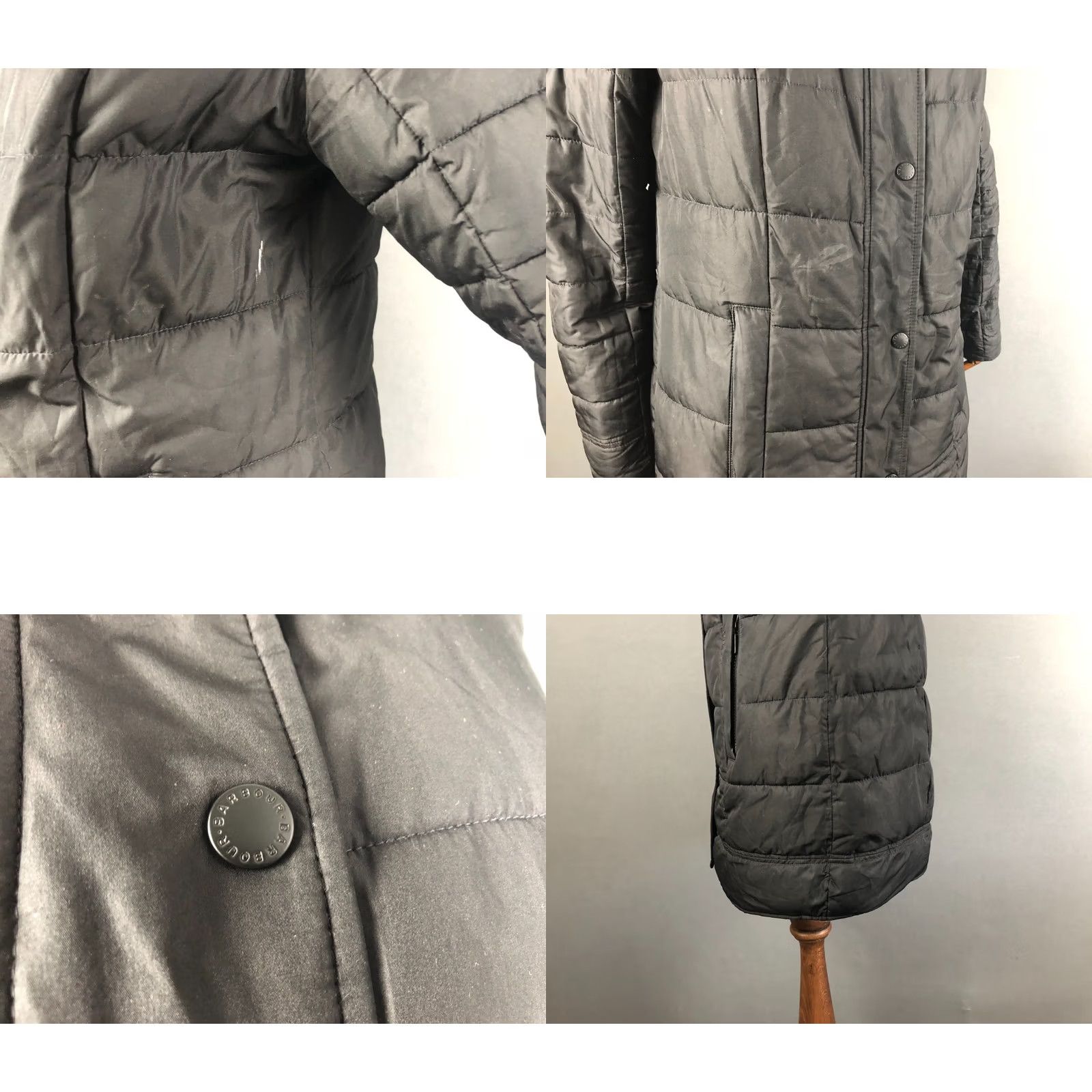 Barbour Barbour Carlin Quilt Jacket Size 8 Black Polyester Hooded Reversible Women's Size M / US 6-8 / IT 42-44 - 8 Thumbnail