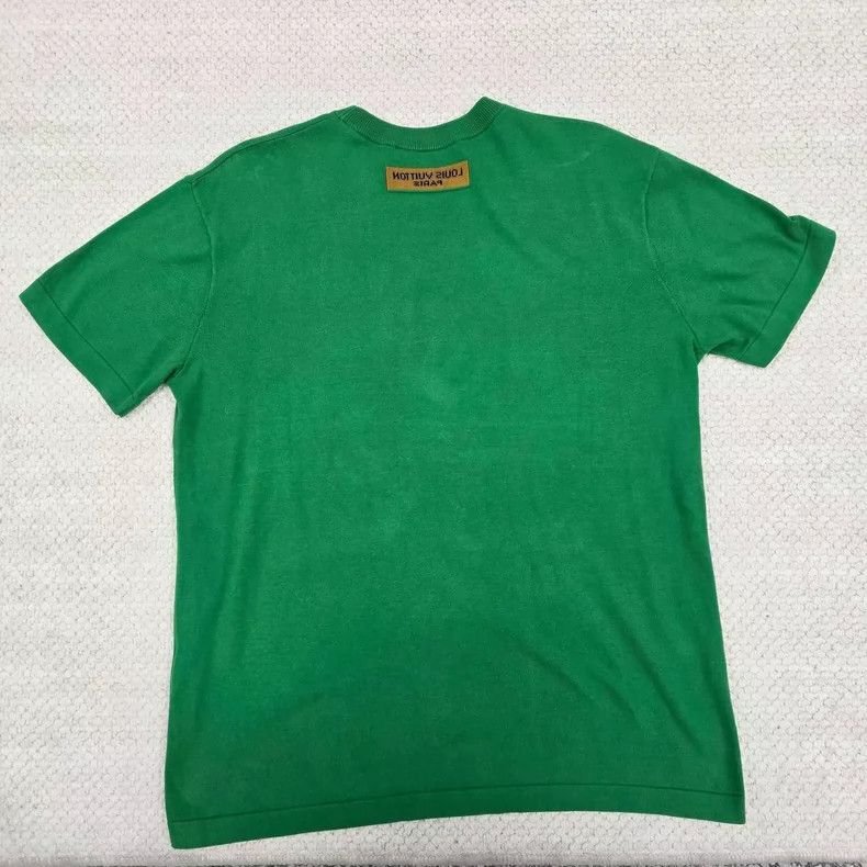 Louis Vuitton Louis Vuitton Green slogan knit short sleeves Size US M / EU 48-50 / 2 - 3 Thumbnail