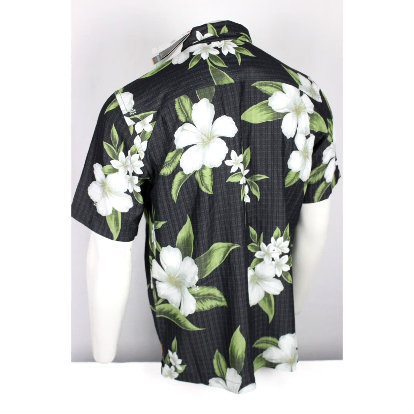 Quiksilver Quiksilver Men's Waterman Black Paper Outer Reef Button Shirt M Floral Print Size US M / EU 48-50 / 2 - 2 Thumbnail