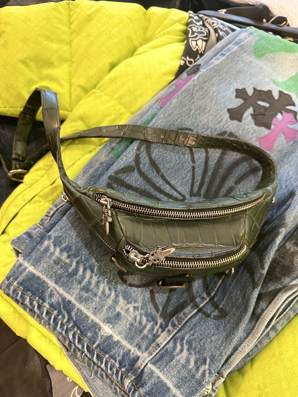 Chrome Hearts CHROME HEARTS ALLIGATOR CROC BAG 4GSELLER Size ONE SIZE - 11 Thumbnail
