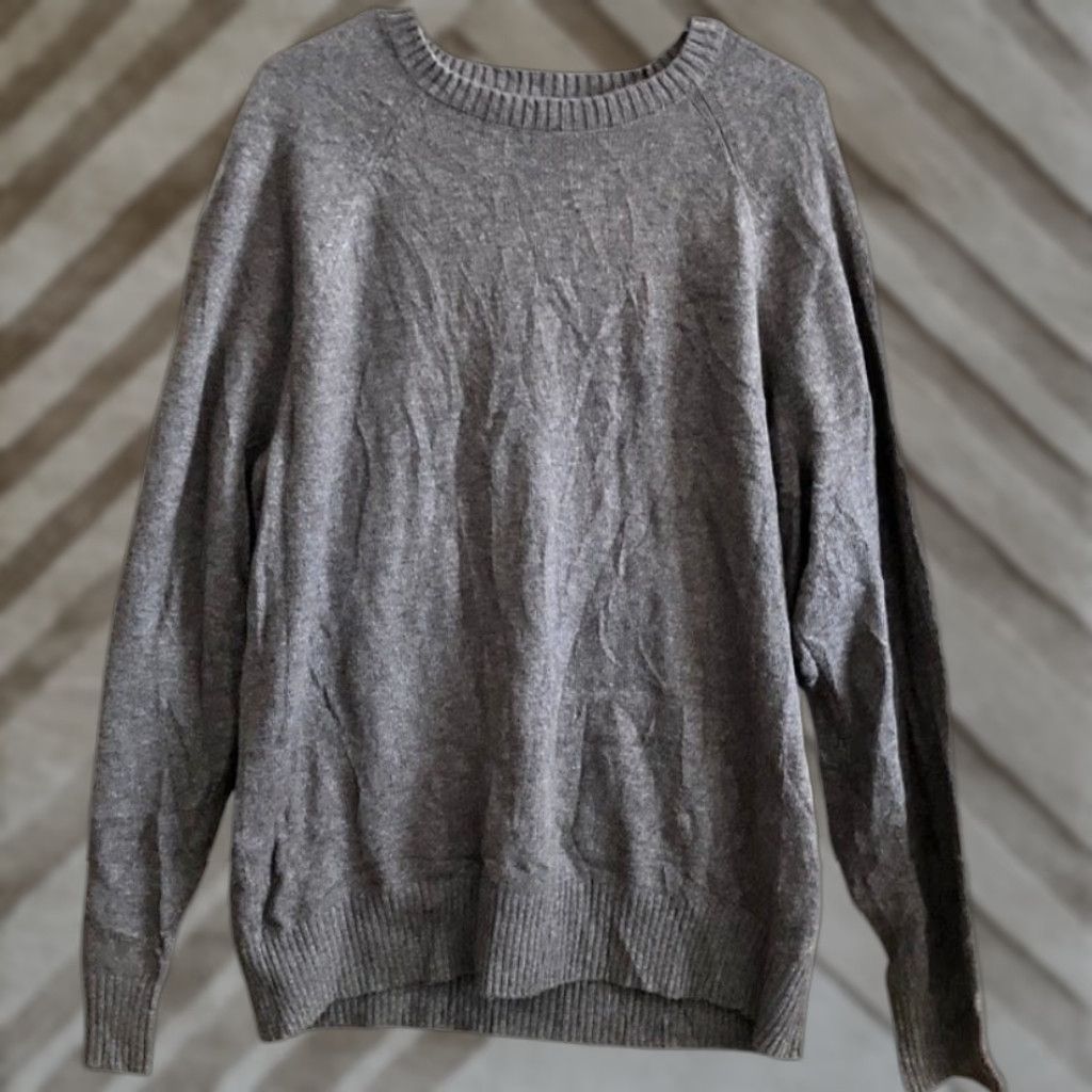 J.Crew J. Crew Mens Sweater Wool Blend Crew Neck Long Sleeve XL Brown Solid Pullover Knit Fashion Workwear Casual Preppy 90s/Academia Mens Size US XL / EU 56 / 4 - 1 Thumbnail
