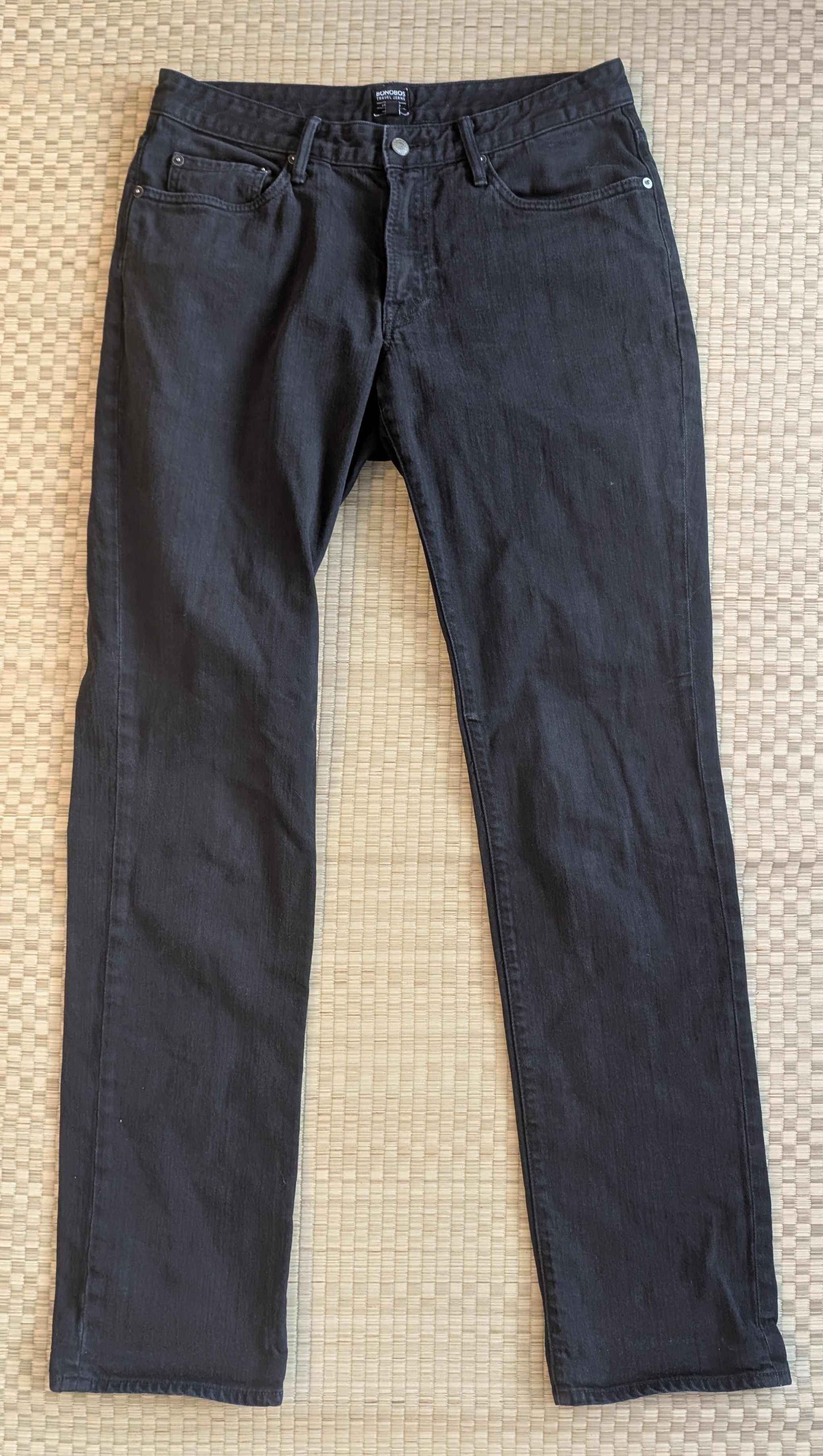 Bonobos Bonobos Straight Leg Travel Jeans Made in USA Size US 32 / EU 48 - 1 Thumbnail