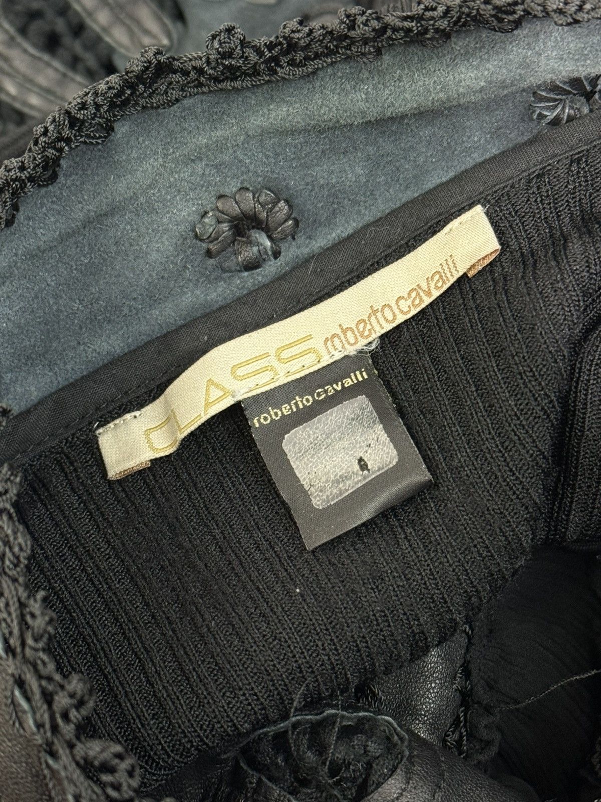 Roberto Cavalli Vintage Cavalli Class Roberto Archive Leather Button Up Size L / US 10 / IT 46 - 12 Thumbnail