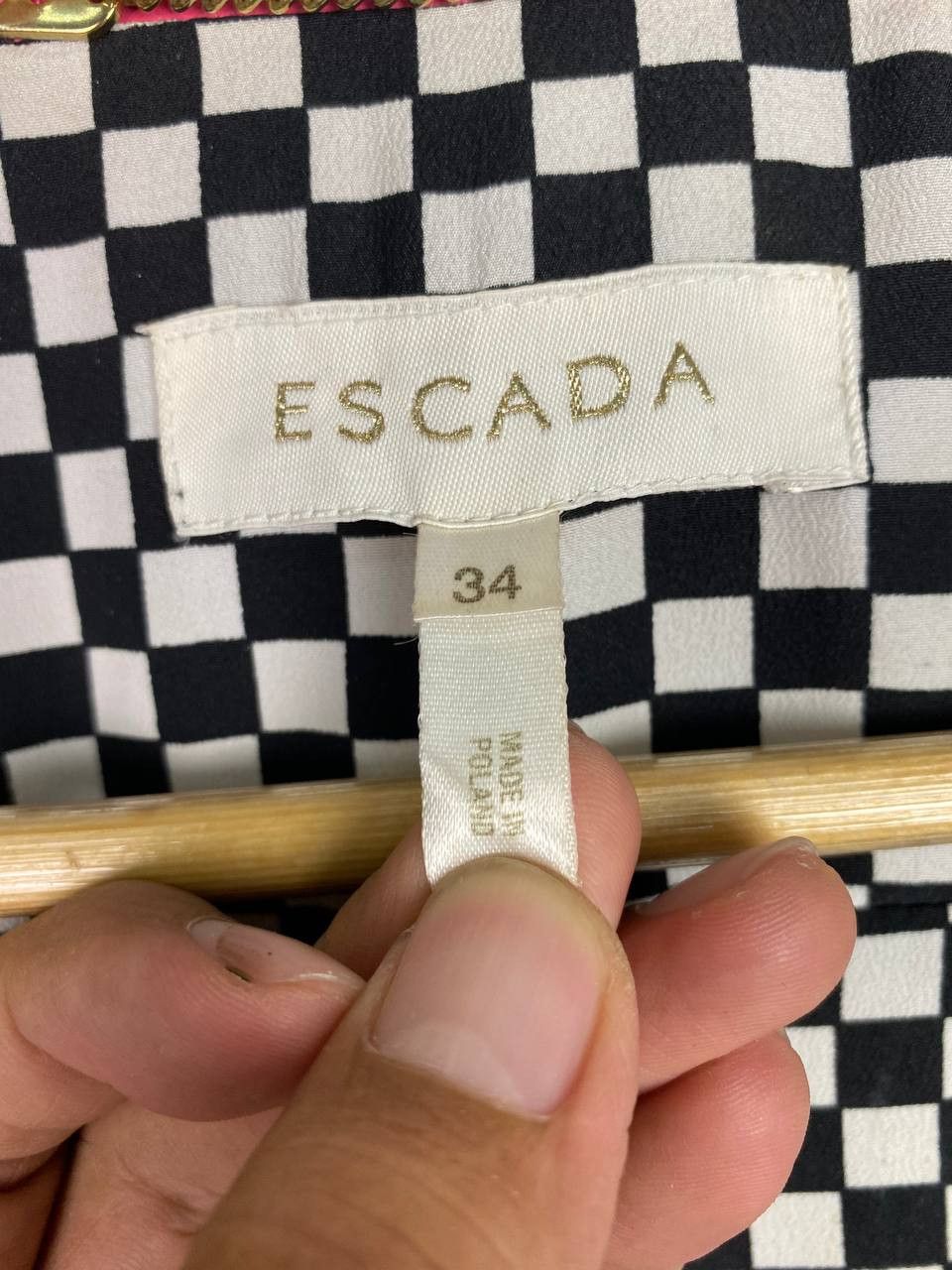 Escada escada poland lamb leather jacket nice design Size S / US 4 / IT 40 - 8 Thumbnail