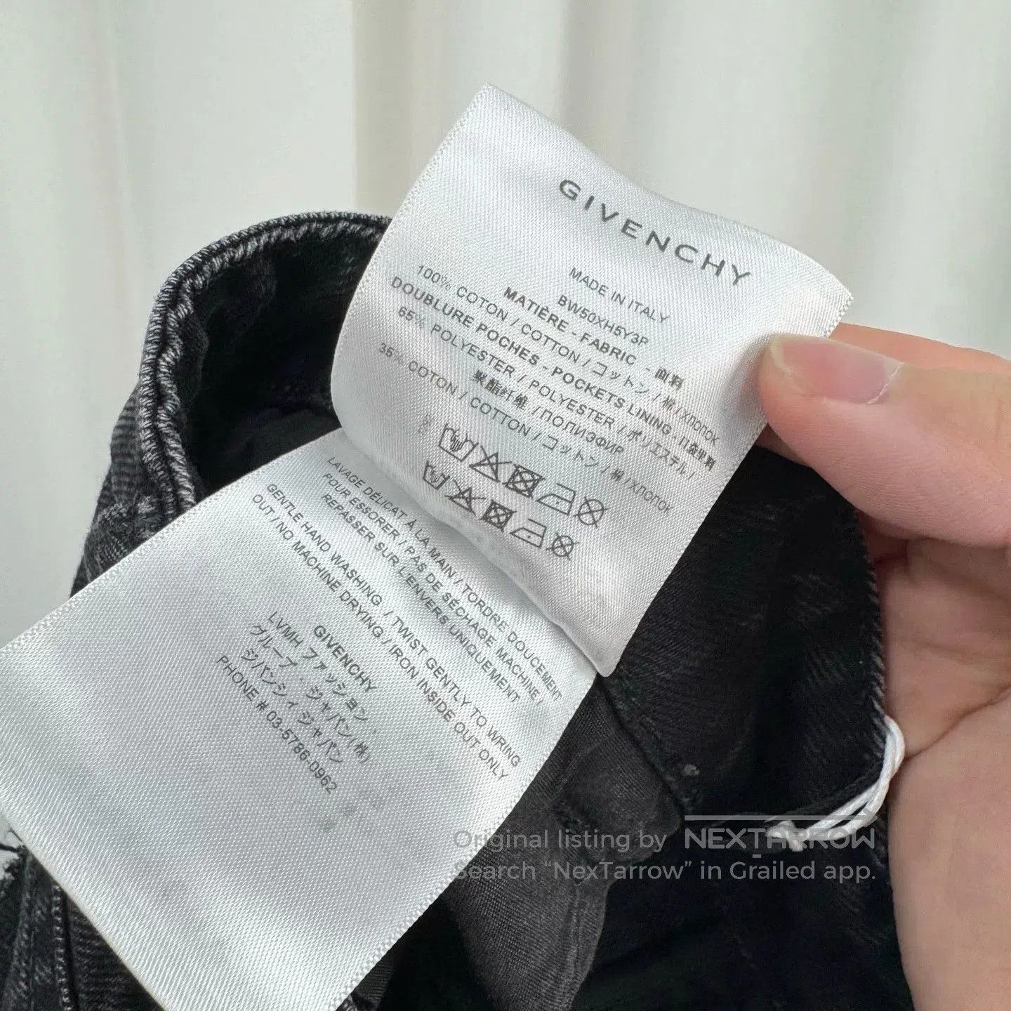 Givenchy Givenchy Distressed Denim Shorts. Size US 36 / EU 52 - 6 Thumbnail