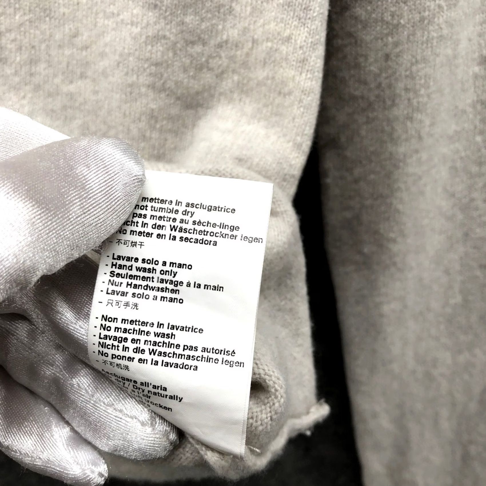 Brandy Melville Brandy Melville Merino Wool Sweater Womens One Size Off Shoulder Boat Neck Beige Size ONE SIZE - 6 Thumbnail