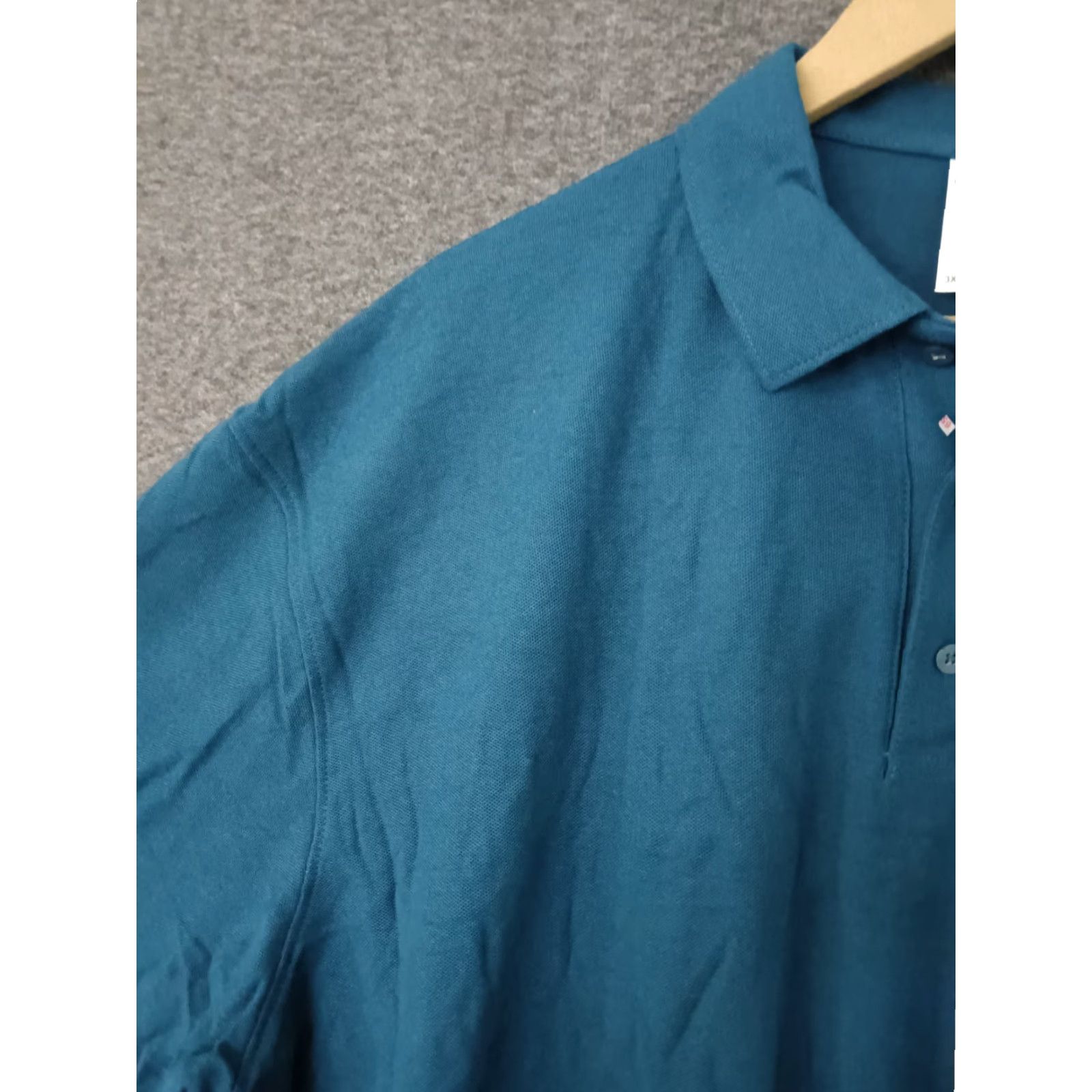 Gildan Gildan Polo Shirt Jersey Blue 3XL Men Short Sleeve Dryblend Collared Button-Down Casual Golf Classic Midweight Regular Fit Size US XXL / EU 58 / 5 - 7 Thumbnail