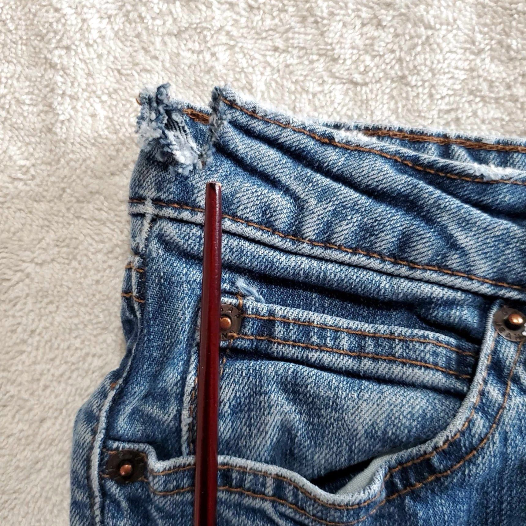 Gap VINTAGE Gap Bootcut Jeans Womens 4R Regular Altered Waist Blue Jeans Womens Size 27" / US 4 / IT 40 - 4 Thumbnail