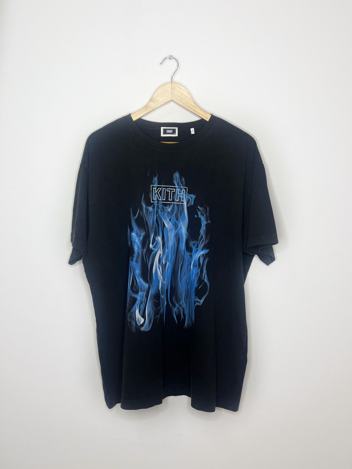 Kith × Streetwear × Vintage Kith Flame Vintage Tee | Grailed