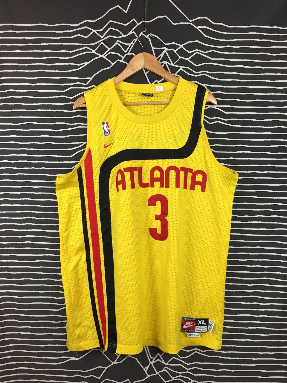 Vintage Nike Men's newest Shareef Abdur-Rahim Atlanta Hawks Green Jersey #3 3 Size XL