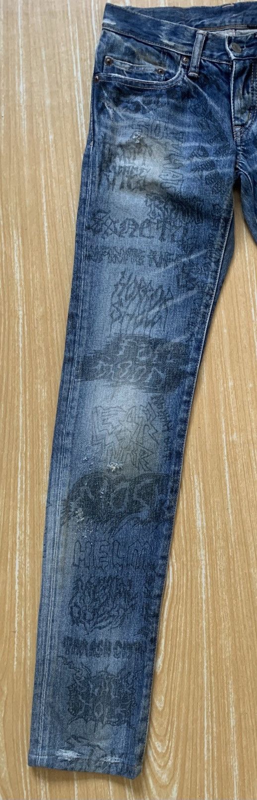 Hysteric Glamour Rare..!! xxs Hysteric Glamour full print metal band pants Size US 26 / EU 42 - 9 Thumbnail