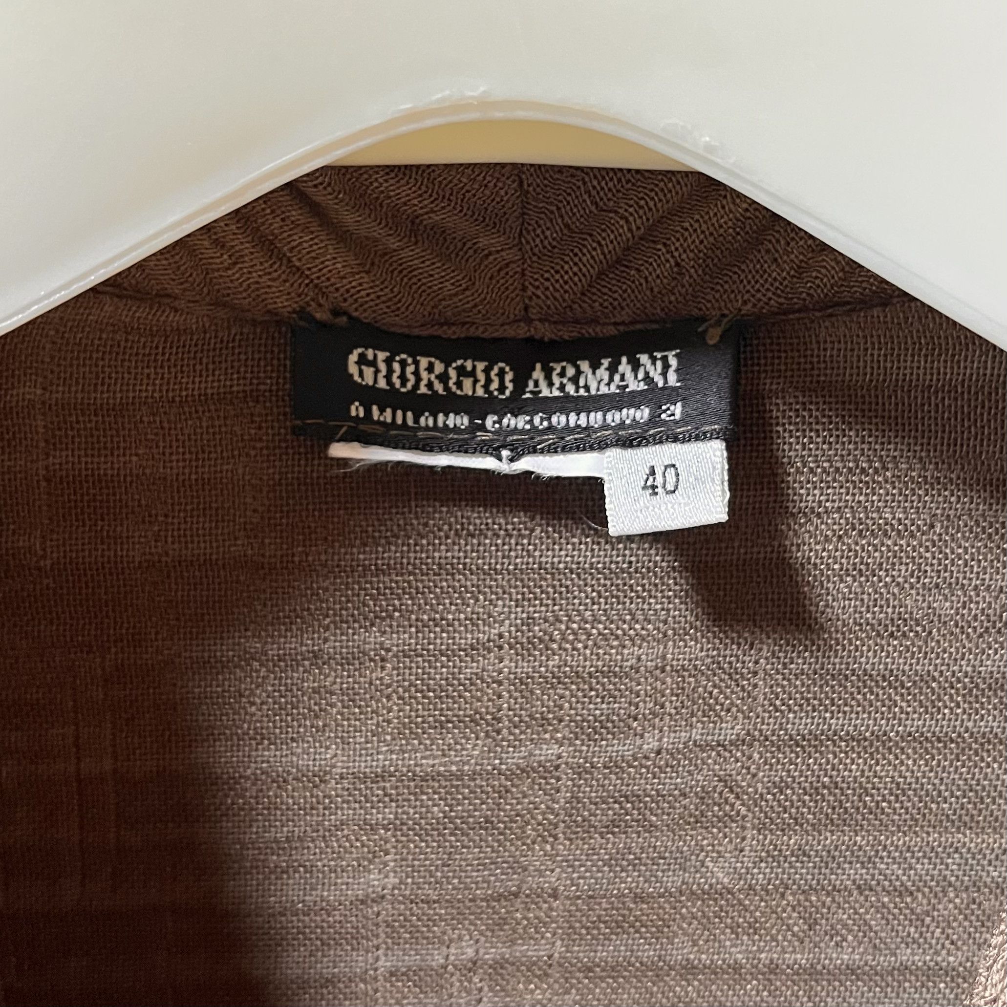 Giorgio Armani Giorgio Armani Early 90s Crinkle Tunic Button Shirt Size S / US 4 / IT 40 - 13 Thumbnail