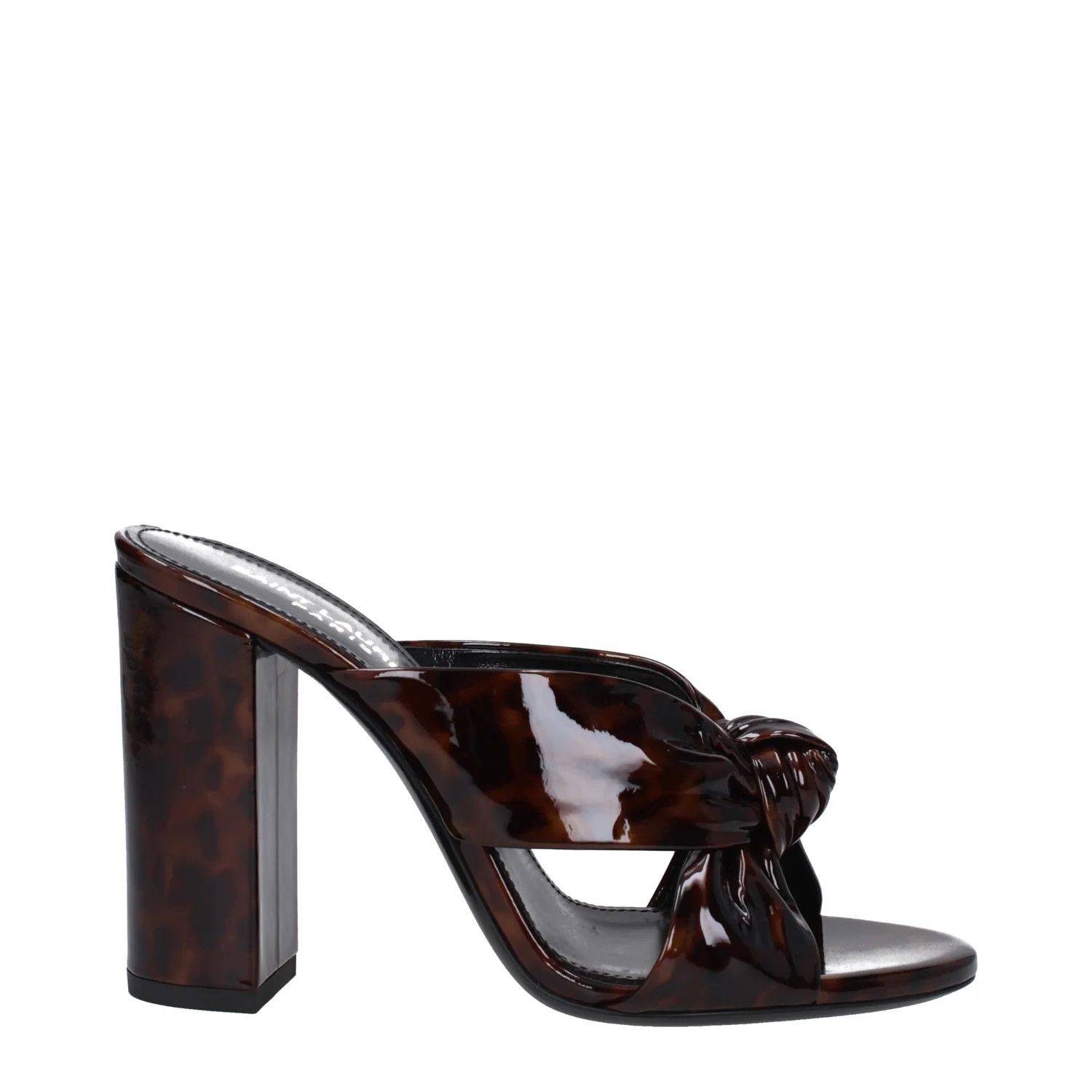 Saint Laurent Paris ob1o1e1124 Patent Leather Sandals in Brown Size US 6.5 / IT 36.5 - 1 Thumbnail
