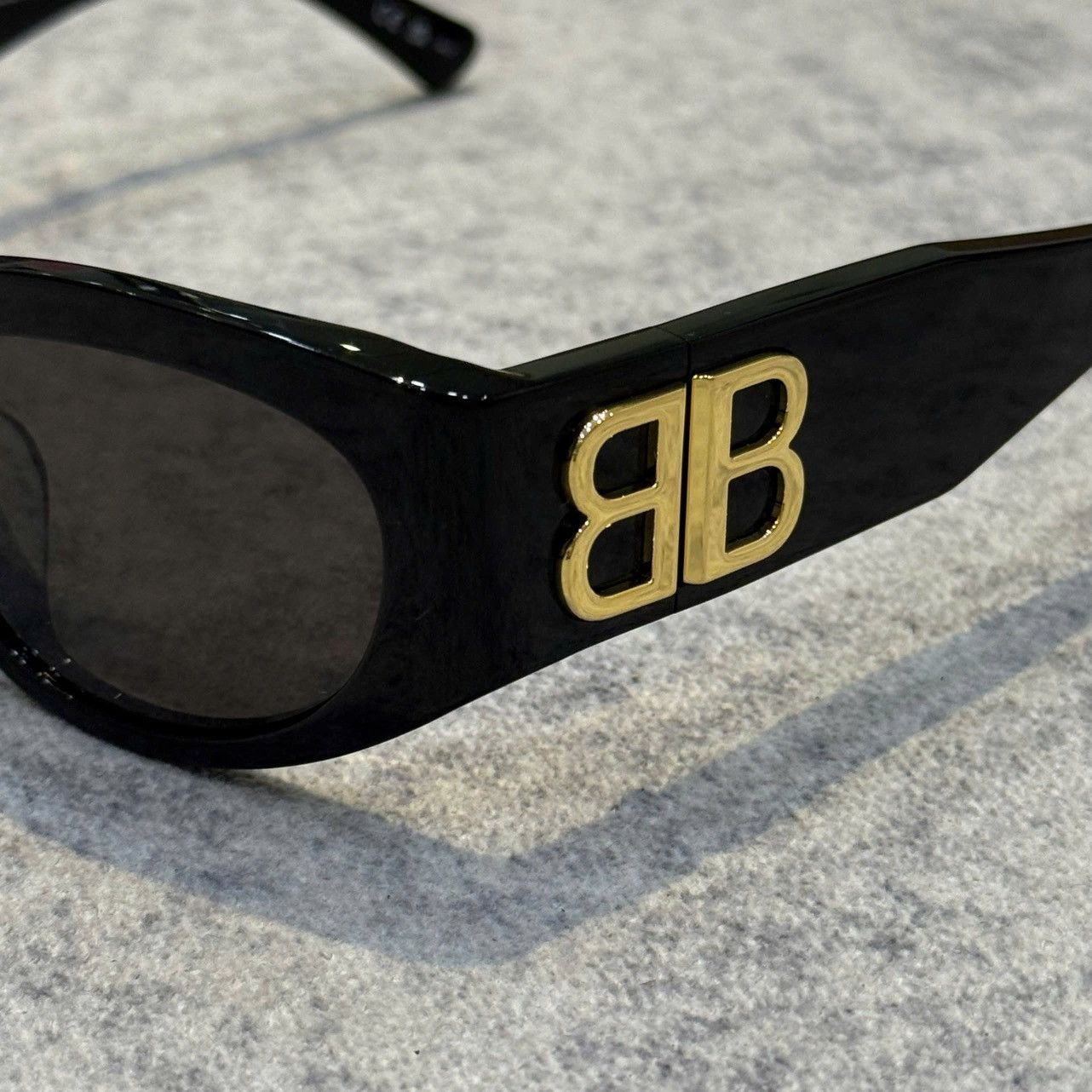 Balenciaga BALENCIAGA BB0324SK 002 Sunglasses BLACK GREY Size ONE SIZE - 2 Thumbnail