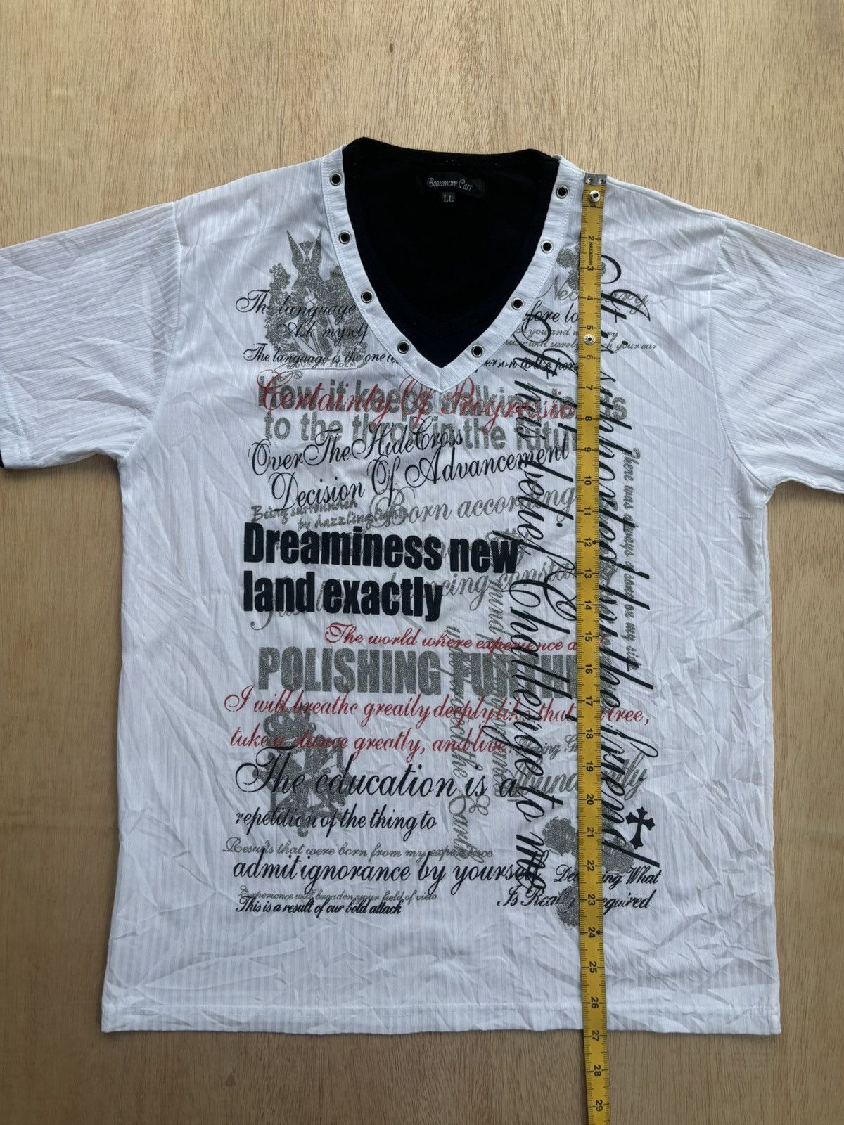 Hysteric Glamour Y2k Beaumont Carr Poem Ifsixwasnine Punk style Tshirt Size US L / EU 52-54 / 3 - 9 Thumbnail