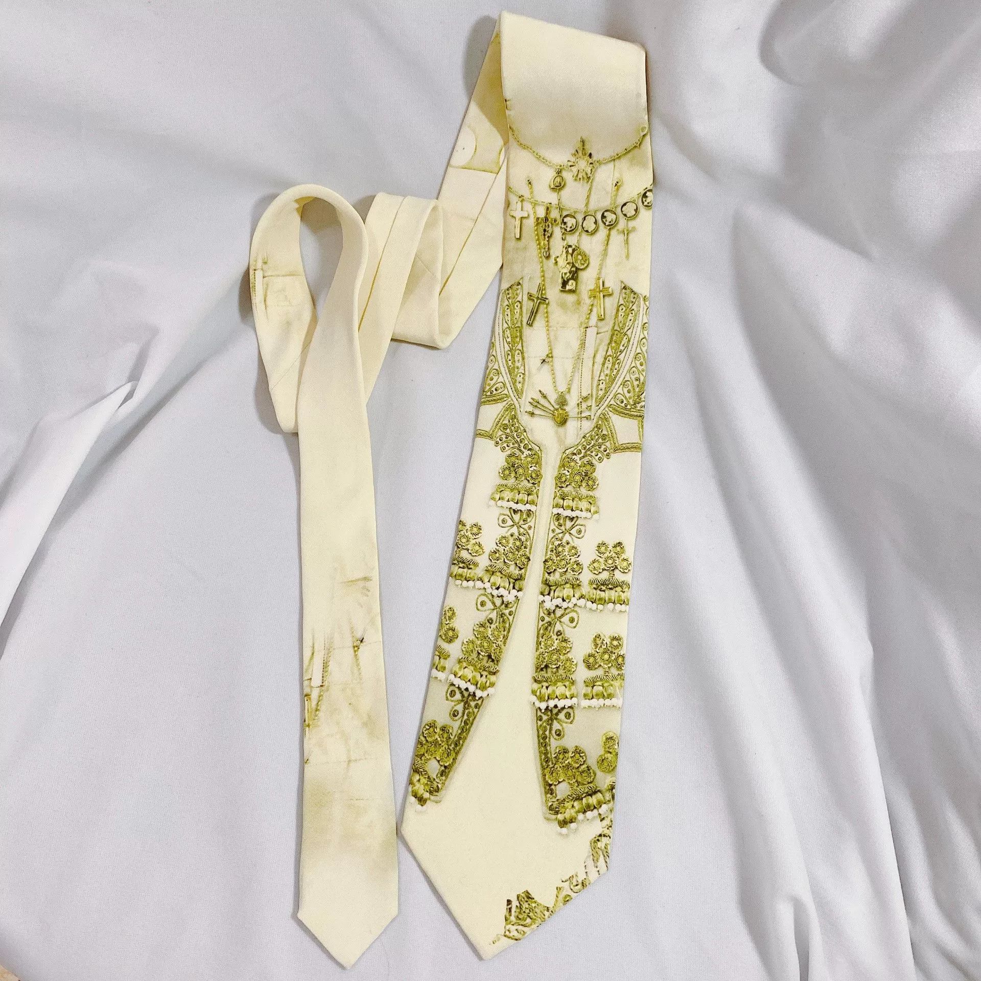 Jean Paul Gaultier Jean Paul Gaultier Silk Tie Size ONE SIZE - 1 Thumbnail