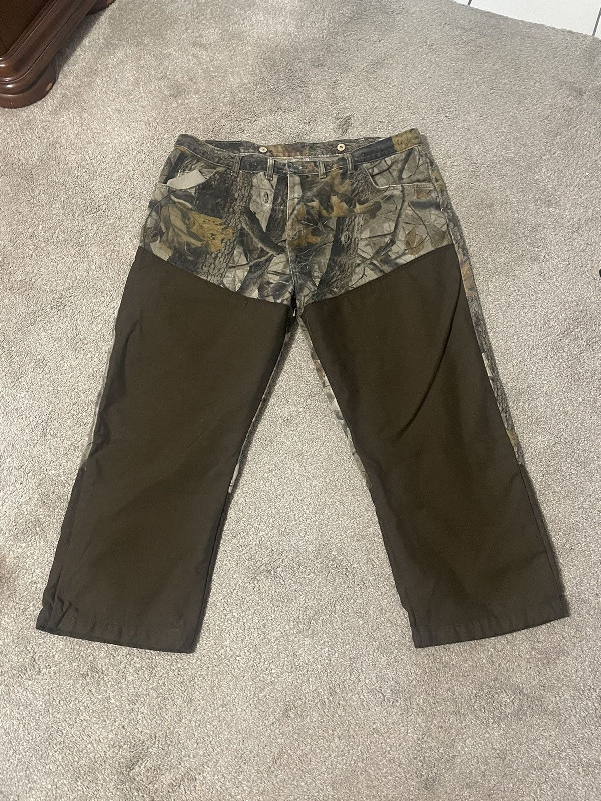 Realtree × Vintage × Wrangler Wrangler Pro Gear Camouflage Jeans Men Size 44/32 Double Kne Size US 44 / EU 60 - 1 Thumbnail