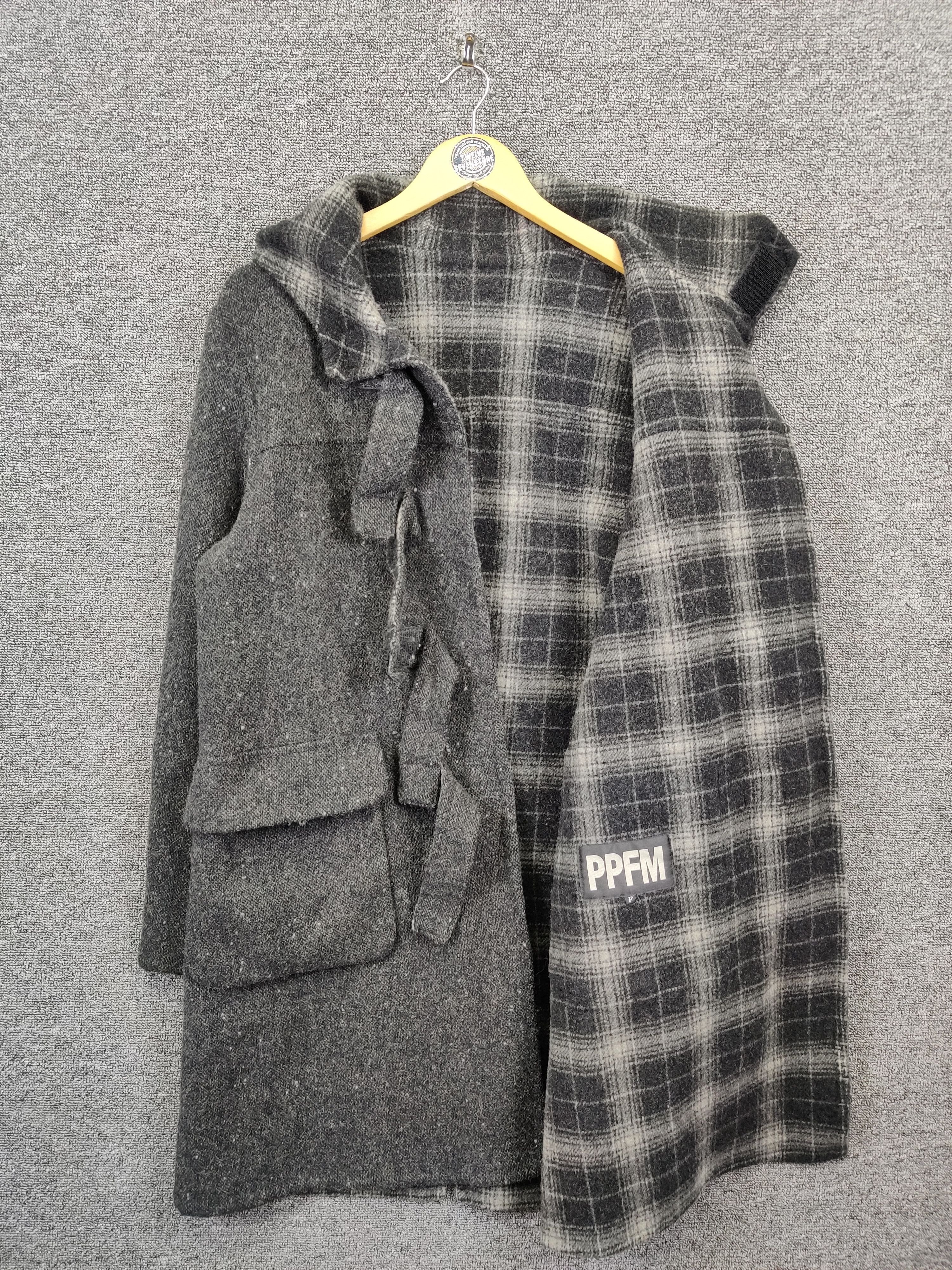 PPFM Vintage PPFM Wool Bondage Strap Long Coat Size US M / EU 48-50 / 2 - 7 Thumbnail