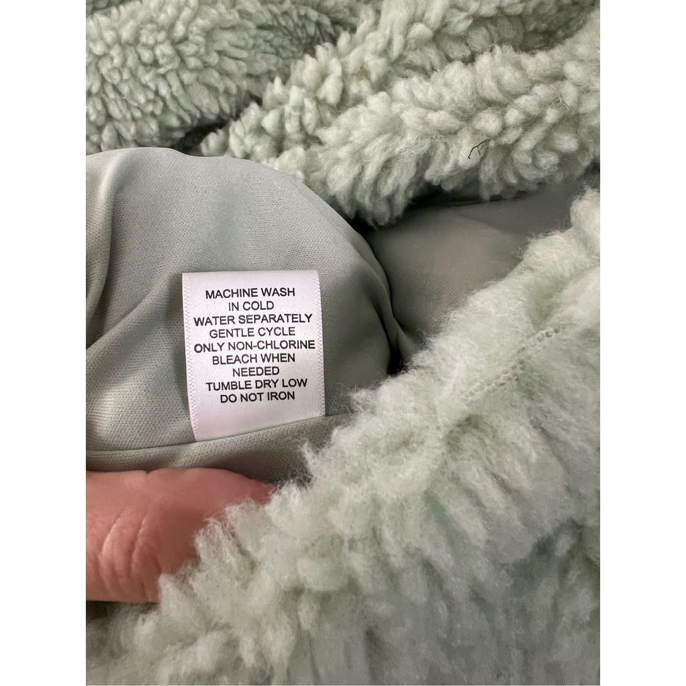 Pacsun PacSun NWT Mint Green Sage Sherpa zip Jacket - Women's M/L Size M / US 6-8 / IT 42-44 - 4 Thumbnail
