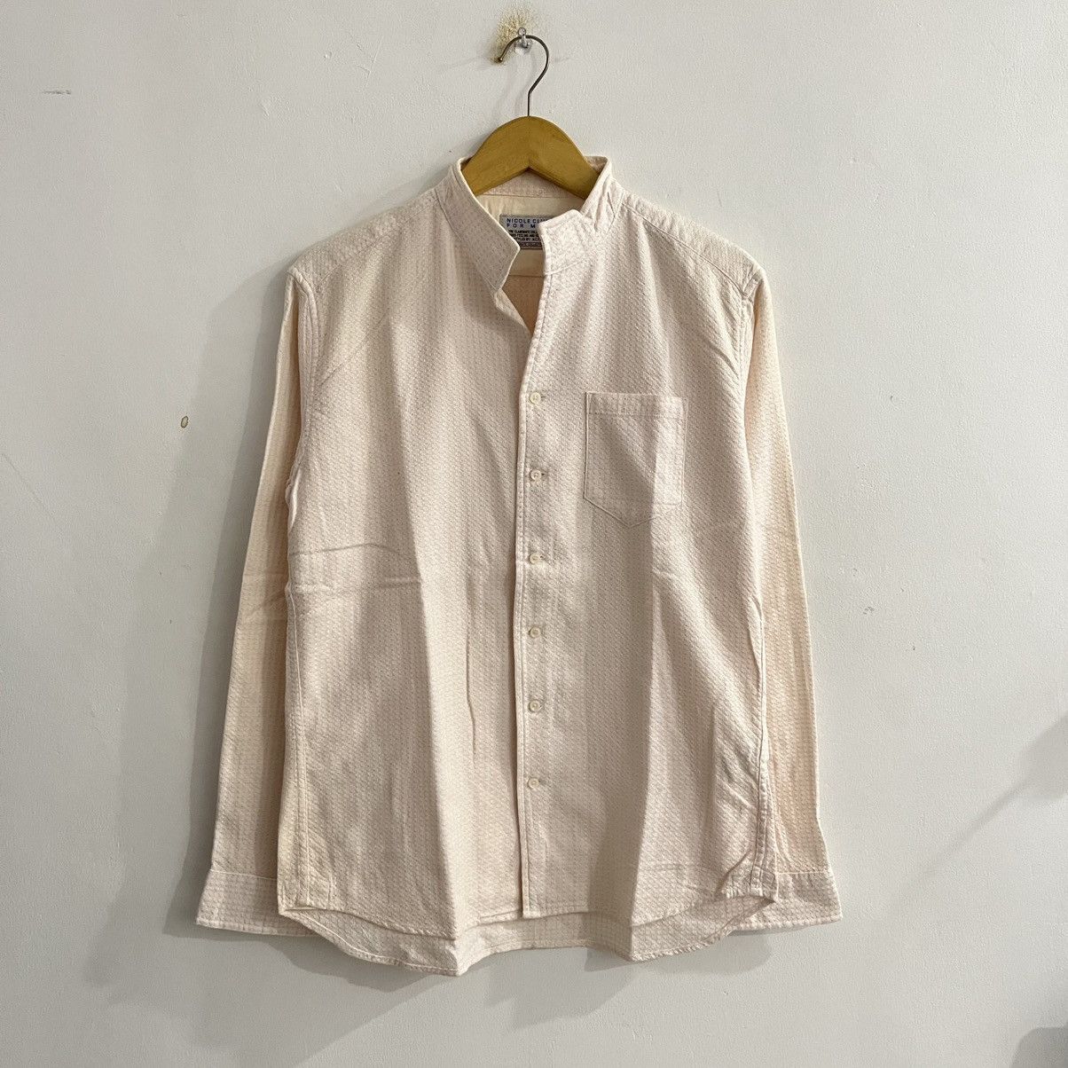 Nicole Club Nicole Club For Men Softpink Longsleeve Shirt Size US M / EU 48-50 / 2 - 1 Thumbnail