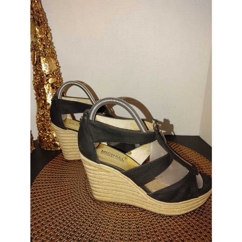 Michael Kors Michael Kors Berkley Wedge Sandals Size 8 Size US 8 / IT 38 - 1 Thumbnail