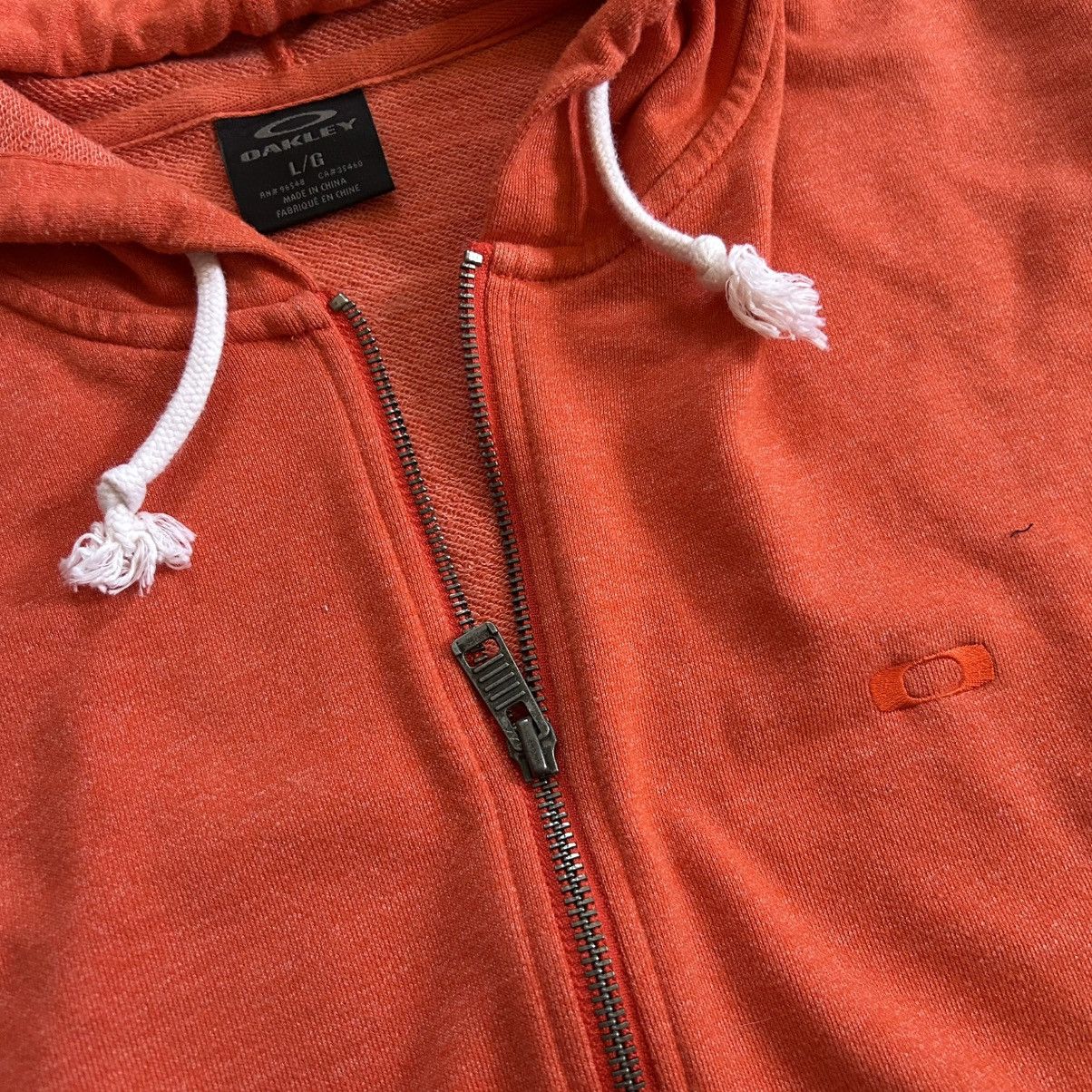 Oakley 2015 BURNT ORANGE HEATHER OAKLEY SQUARE LOGO FULL ZiP HOODiE Size US L / EU 52-54 / 3 - 20 Thumbnail