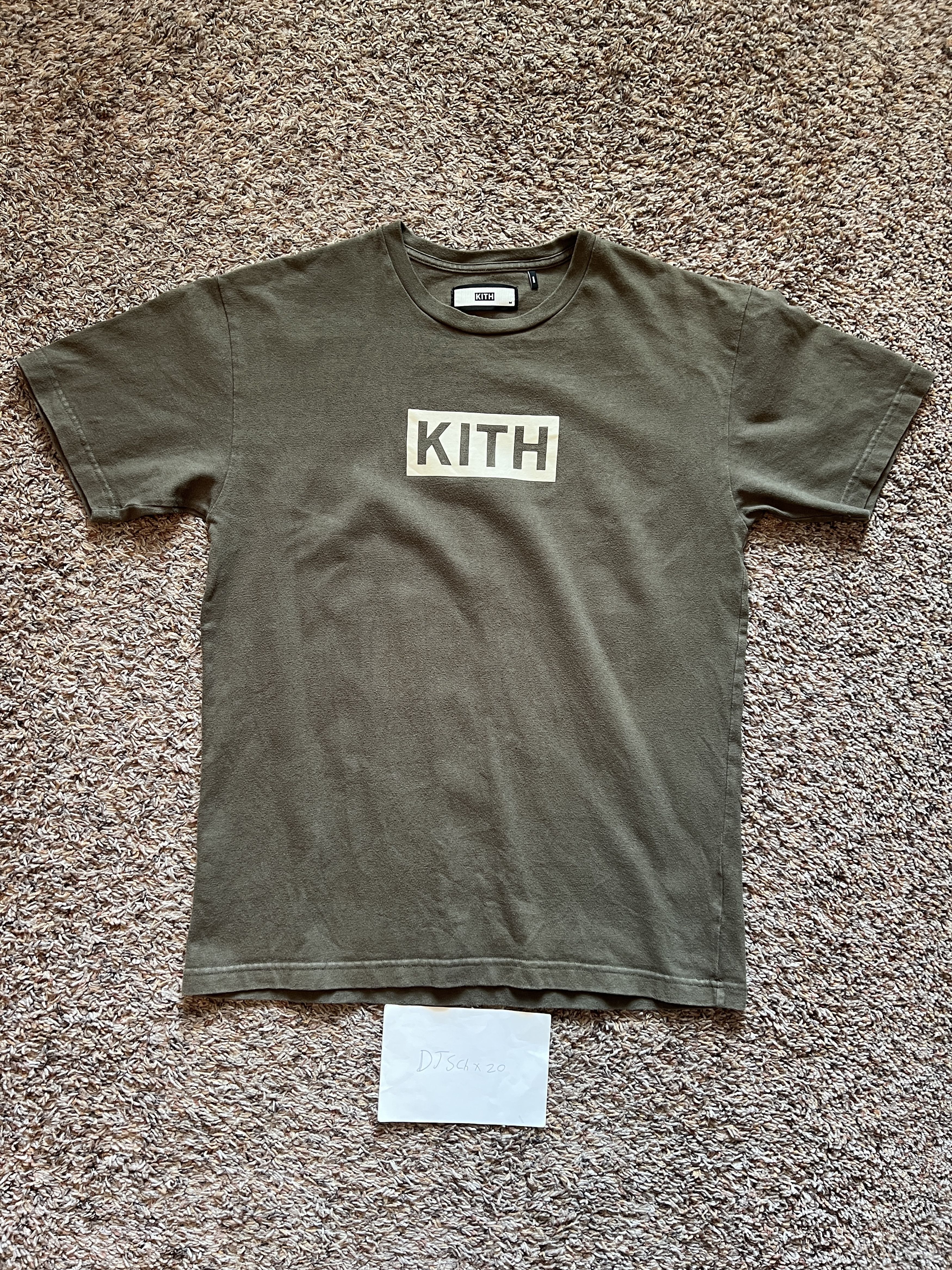 Kith Kith Classic Box Logo Tee in Olive (2017) Size US M / EU 48-50 / 2 - 2 Thumbnail