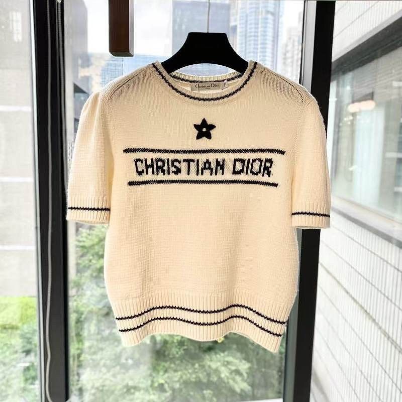 Dior Dior Christian Dior Logo Knit Top Size 40 Size M / US 6-8 / IT 42-44 - 1 Thumbnail