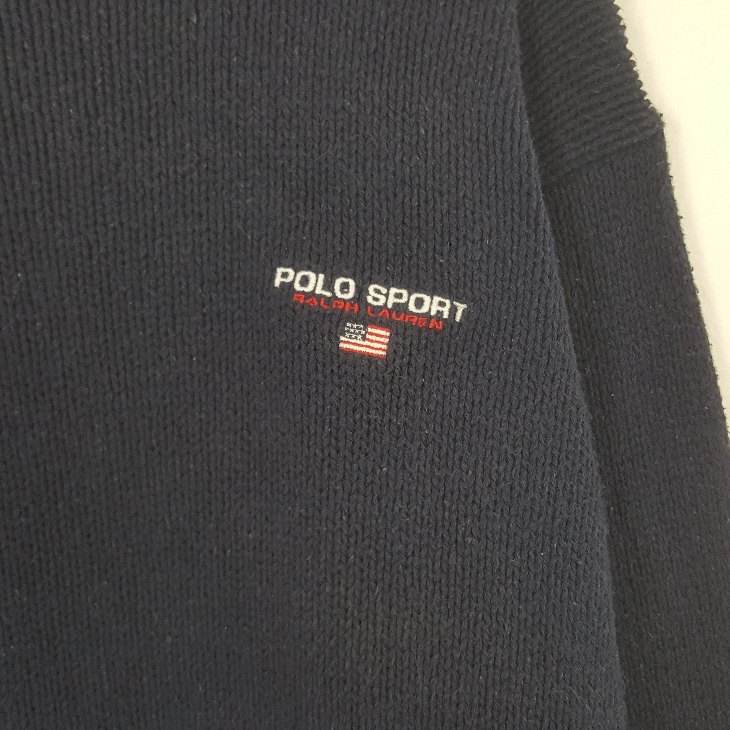 Vintage Vintage Polo Sport Sweatshirt Size US L / EU 52-54 / 3 - 2 Thumbnail