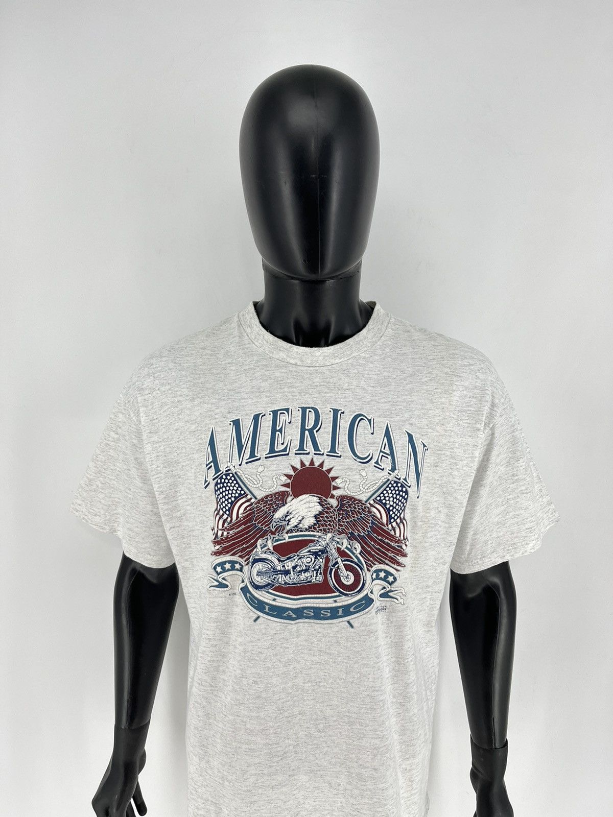 Harley Davidson Crazy Vintage American Chopper graphic T-shirt Bike tee Size US XL / EU 56 / 4 - 5 Thumbnail