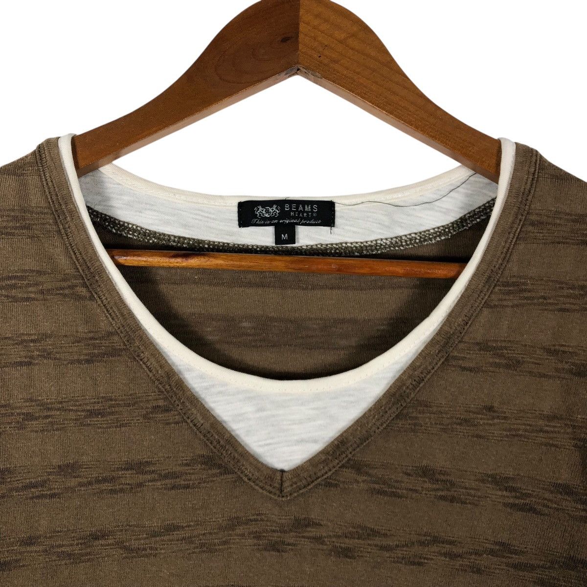 Beams Plus BEAMS Heart Nice Design Double Layer Longsleeve Shirt Size US M / EU 48-50 / 2 - 3 Thumbnail