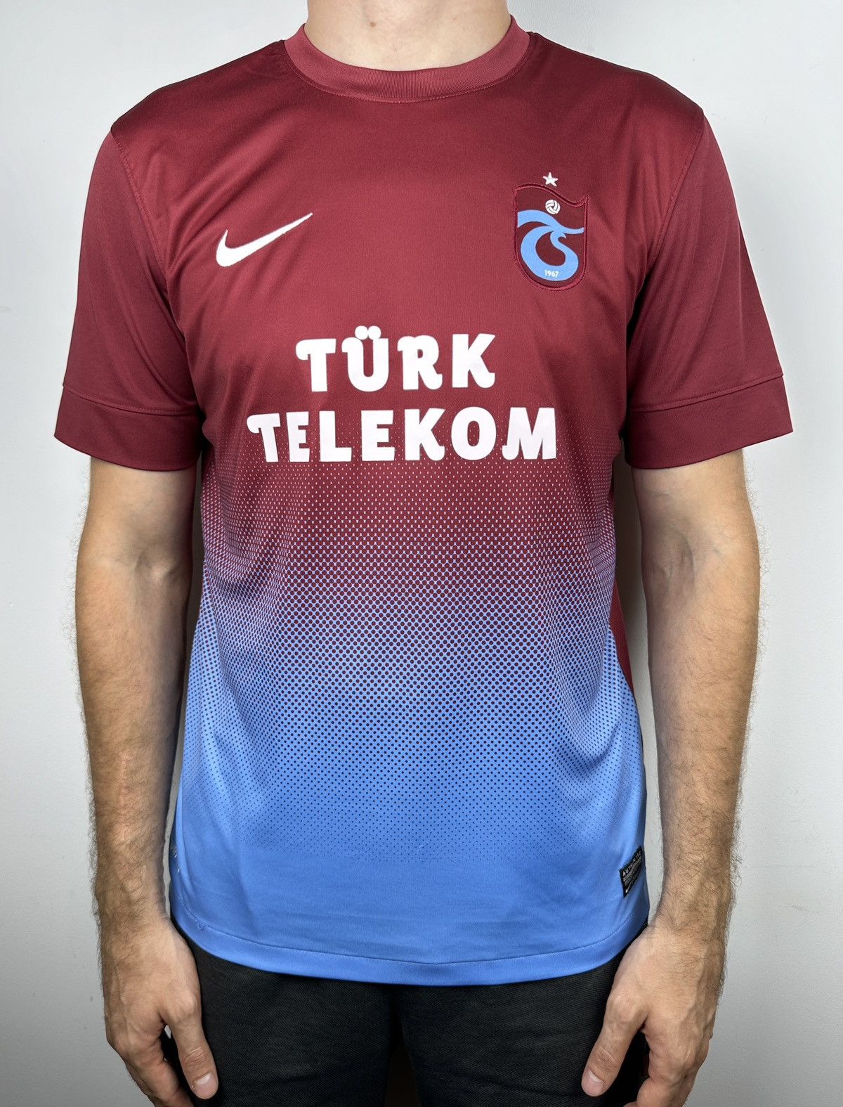Nike Trabzonspor 2013 Away Soccer Jersey Football Shirt Size US M / EU 48-50 / 2 - 2 Thumbnail