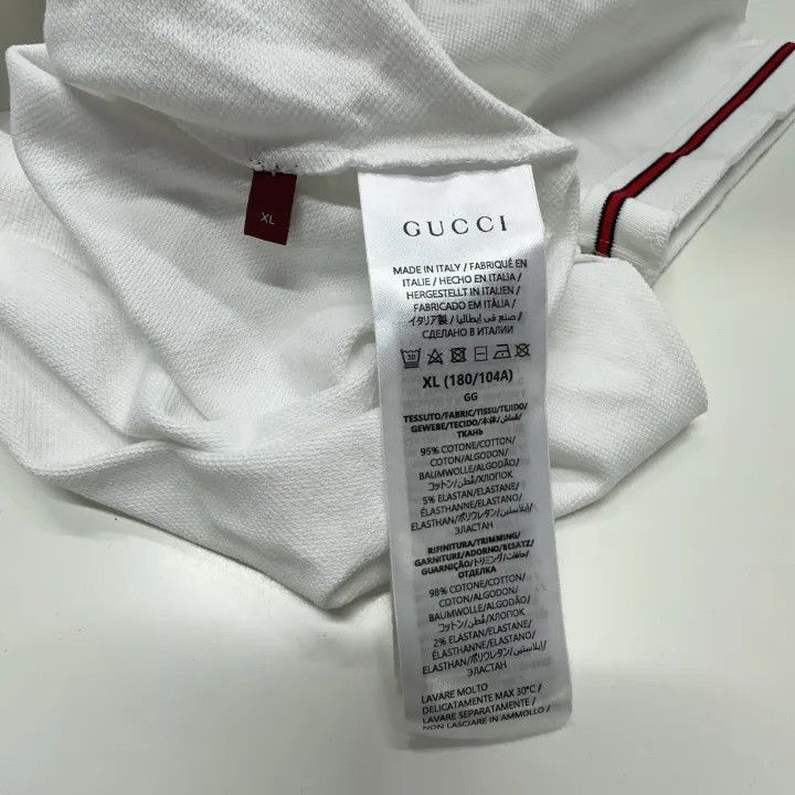 Gucci Gucci Gucci Lido Logo Embroidered Striped Polo Shirt -2506 Size US XL / EU 56 / 4 - 6 Thumbnail