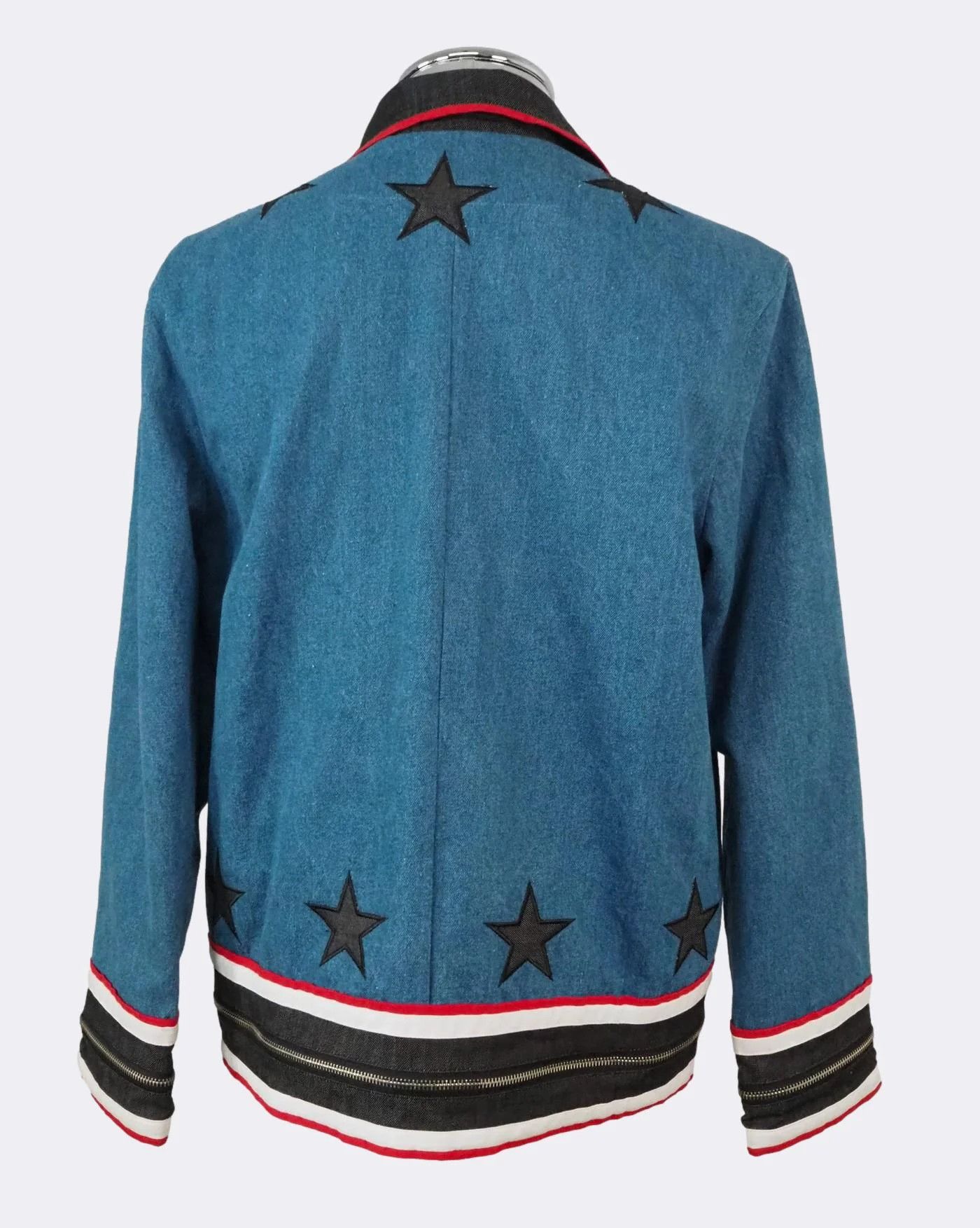 GIVENCHY ジップアップ　ジャケット　青 GIVENCHY Vintage Activewear Jacket 80s 90s Color Block