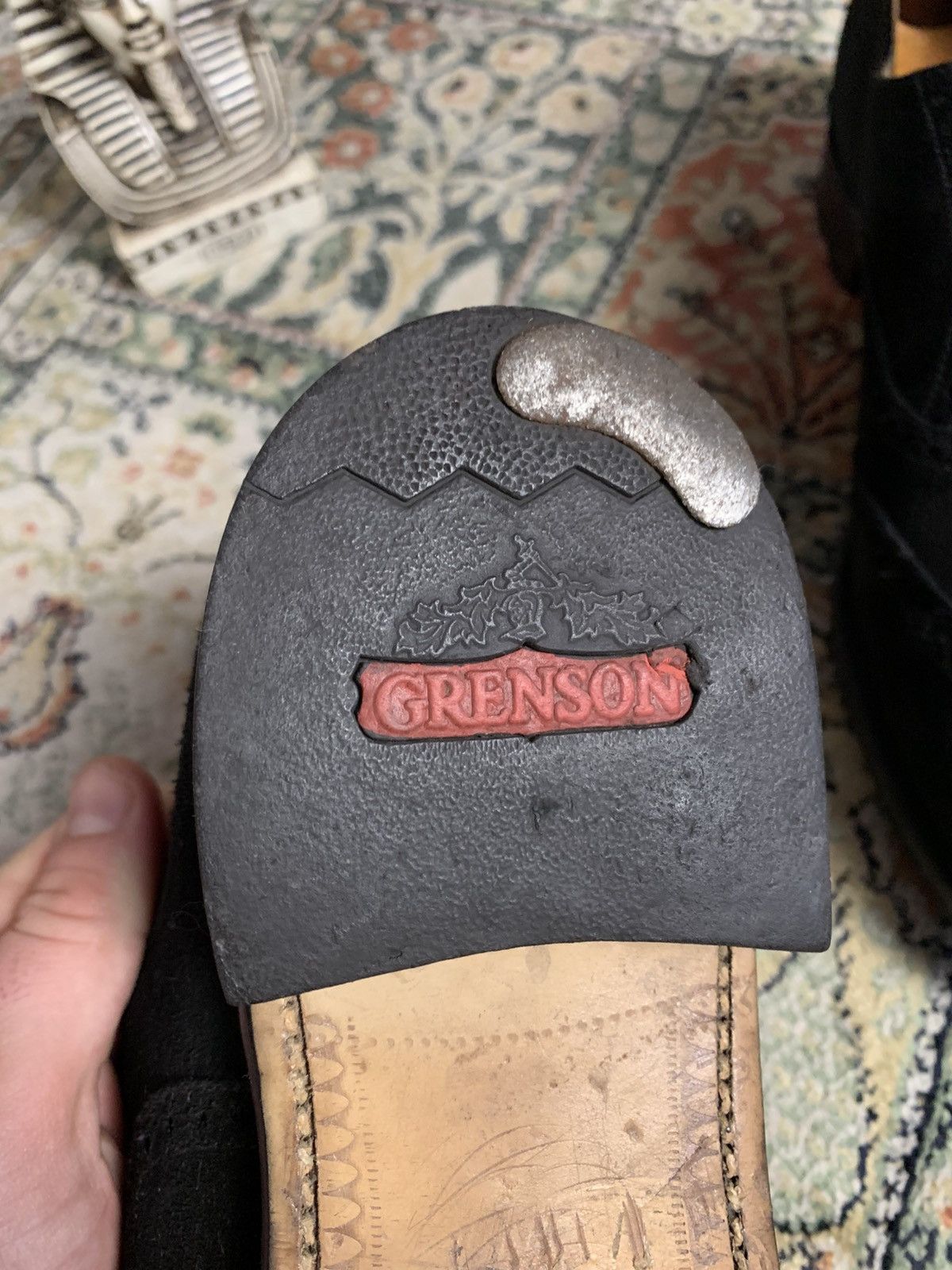 Grenson Beautiful Grenson brogue Suede Black shoes Uk 8 Size US 8 / EU 41 - 9 Thumbnail