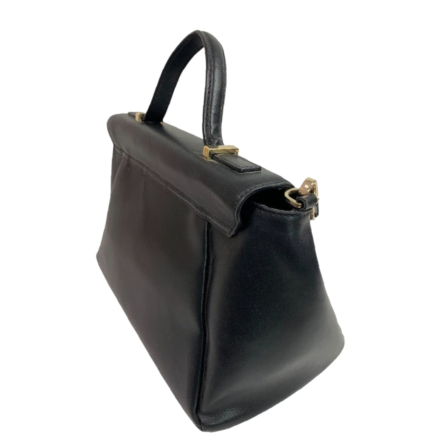 Vintage Kate Spade Palermo Camden Way Satchel Shoulder Bag Black Leather Women Satchel/Top Handle Bag Size ONE SIZE - 7 Thumbnail
