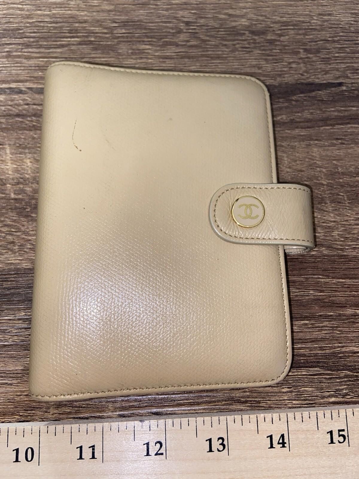 Chanel Chanel beige leather cigarette case+agenda journal cover set Size ONE SIZE - 8 Thumbnail
